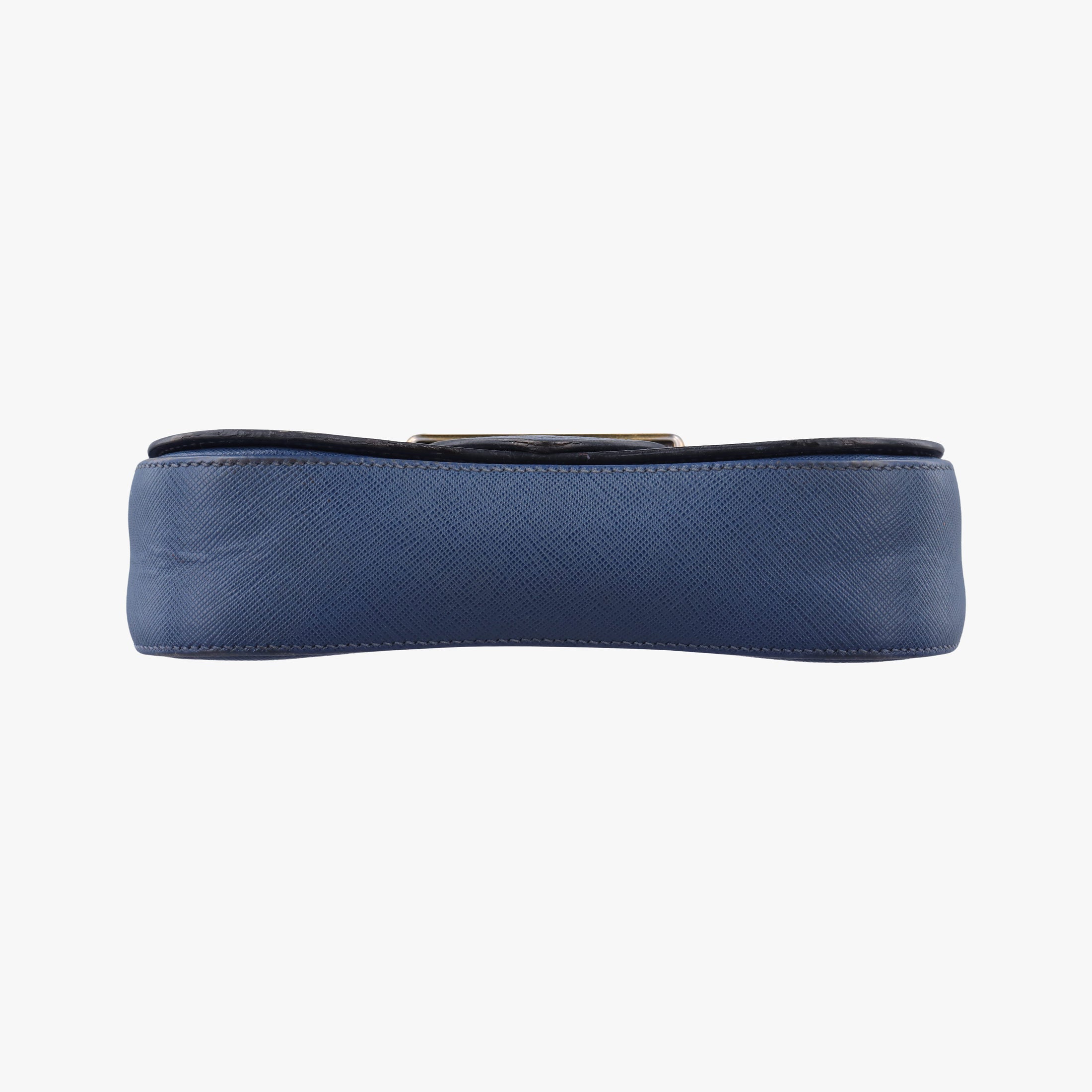 Vintage Prada Sidonie Blue SAFFIANO　Leather 1BD219 shoulderbag | stylenewstar