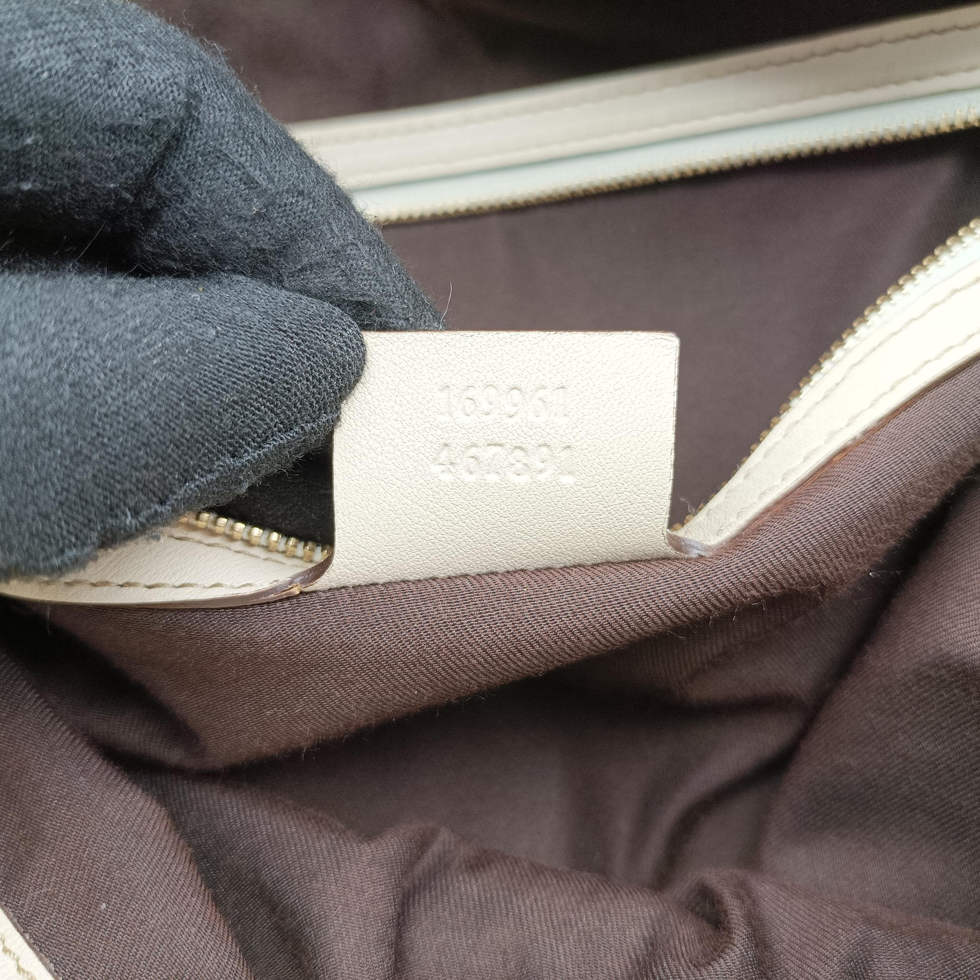Pre-owned Gucci Bamboo White Leather 169961 shoulderbag | stylenewstar