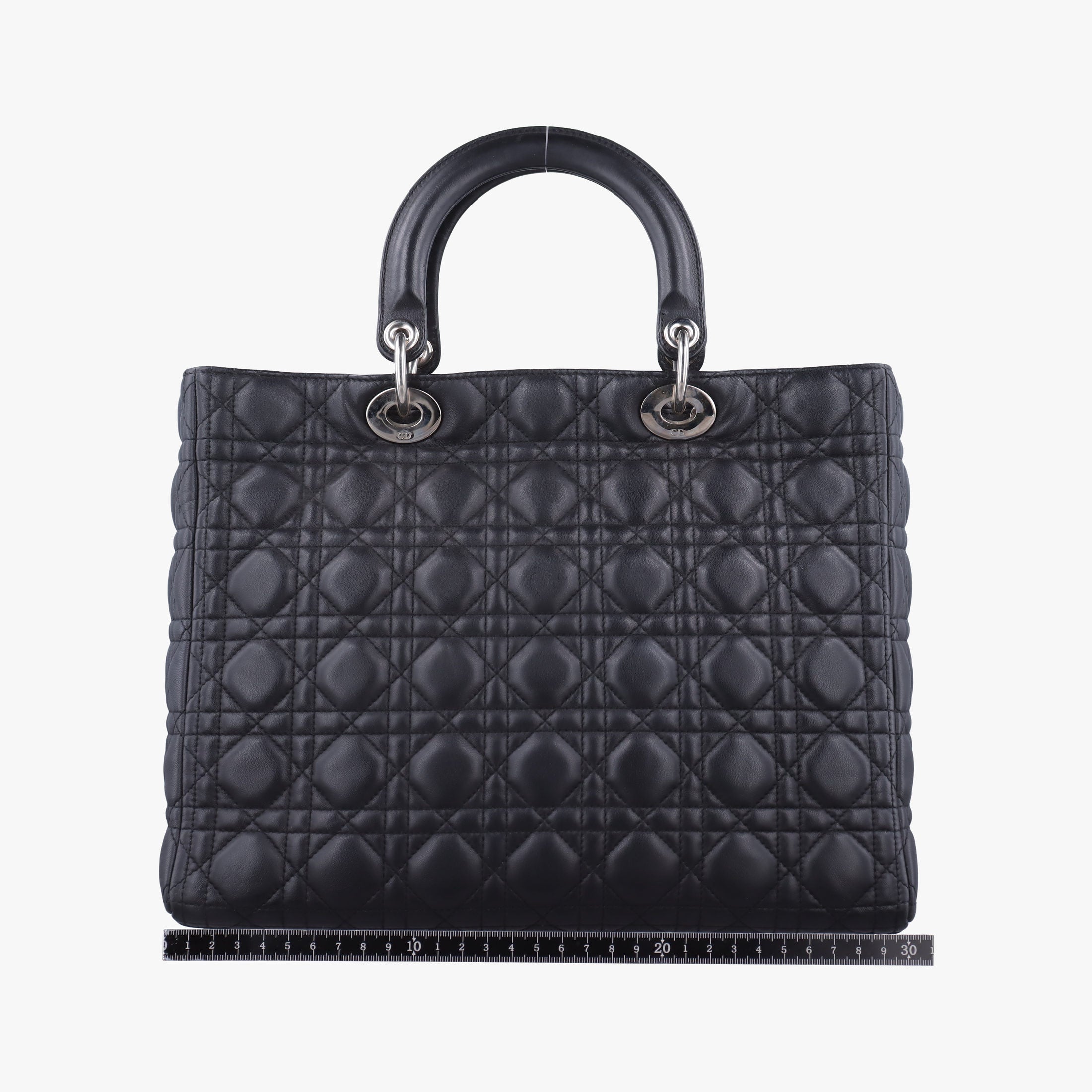 Vintage Christian Dior Lady Dior Black lambskin  shoulderbag | stylenewstar