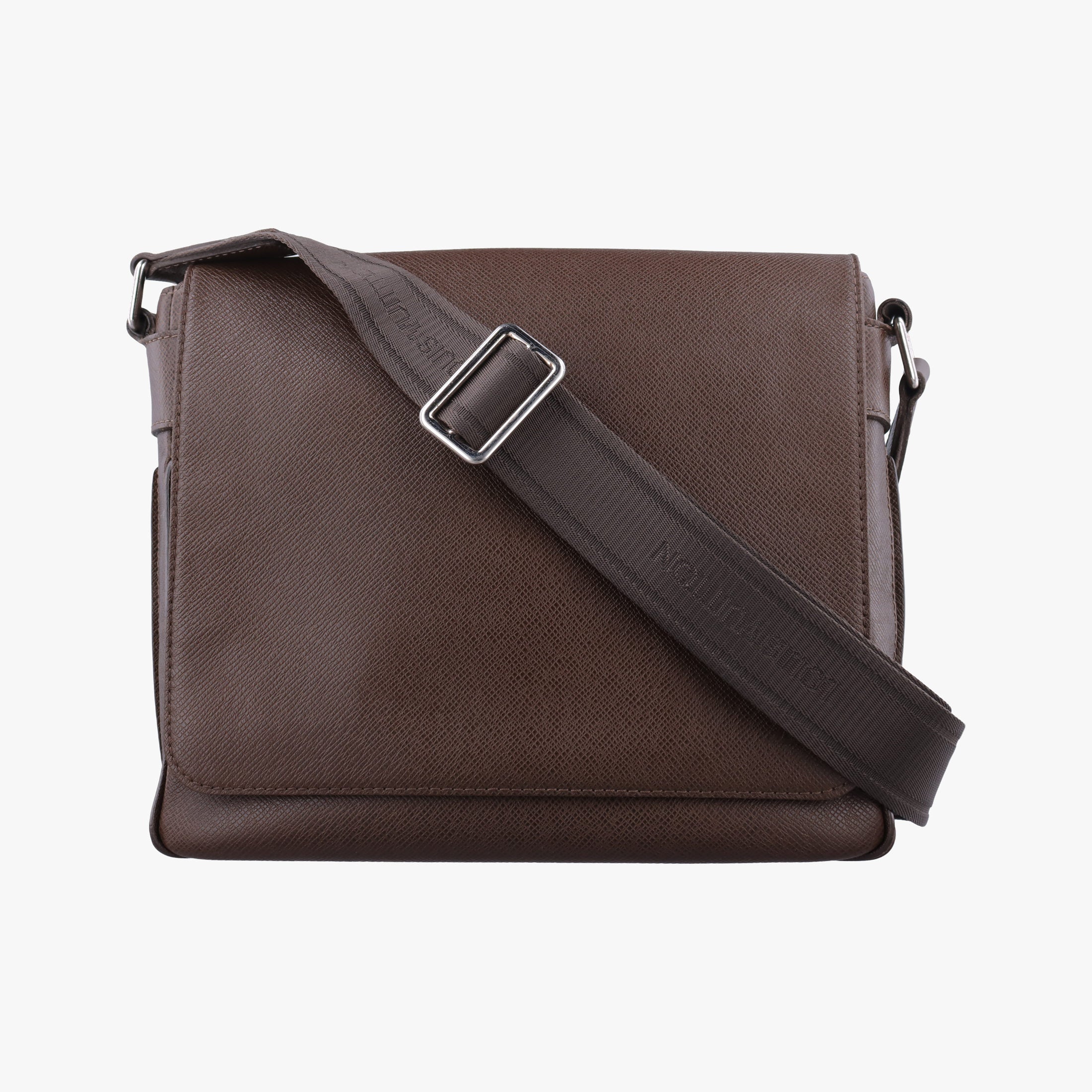 Pre-owned Louis Vuitton Roman MM Brown Taiga M32852 shoulderbag | stylenewstar