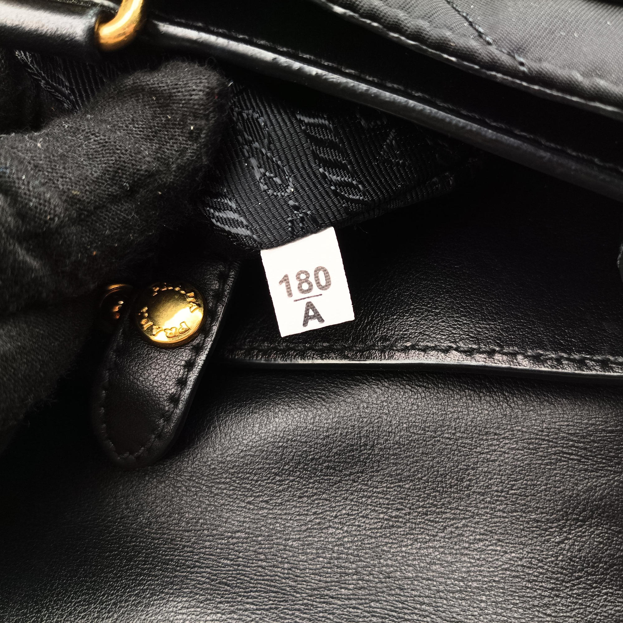 Pre-owned Prada Corsaire Black Nylon × Leather 1BD050 shoulderbag | stylenewstar