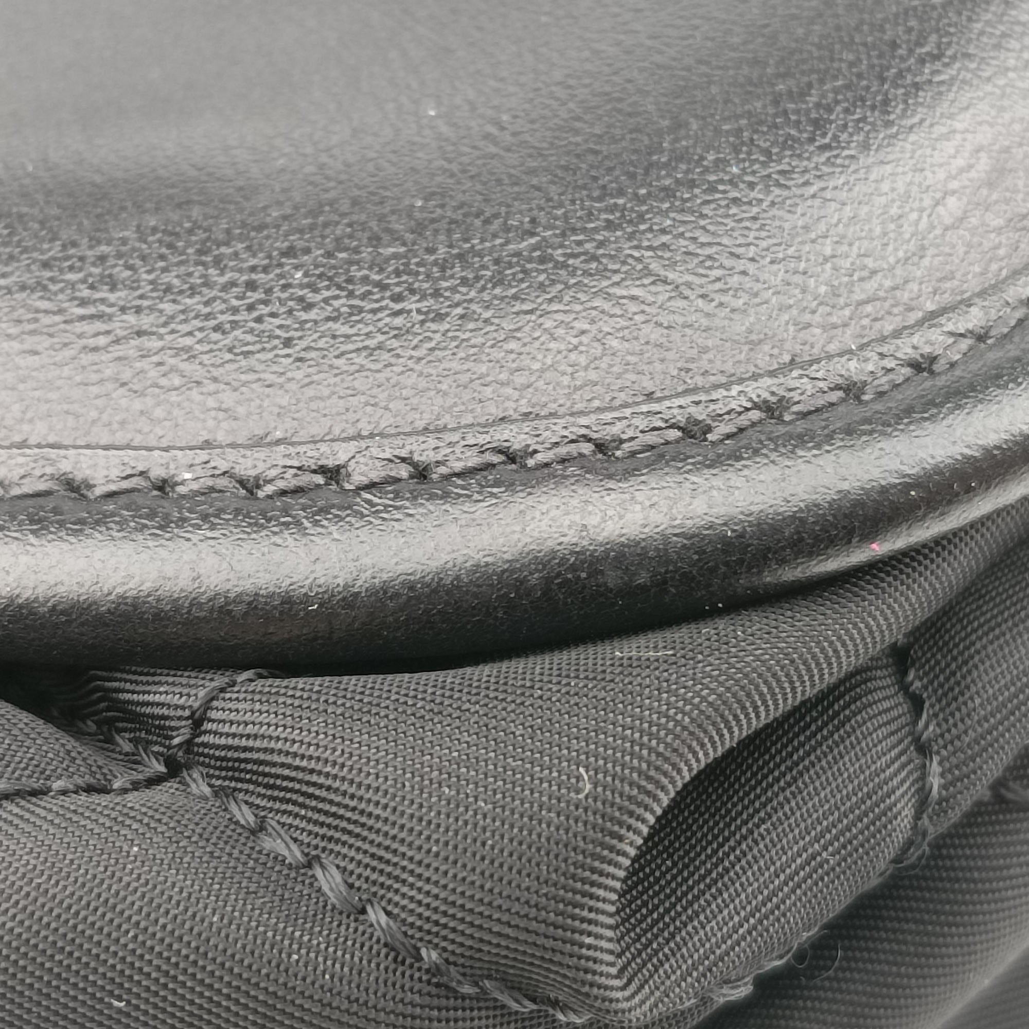 Pre-owned Prada Corsaire Black Nylon × Leather 1BD050 shoulderbag | stylenewstar