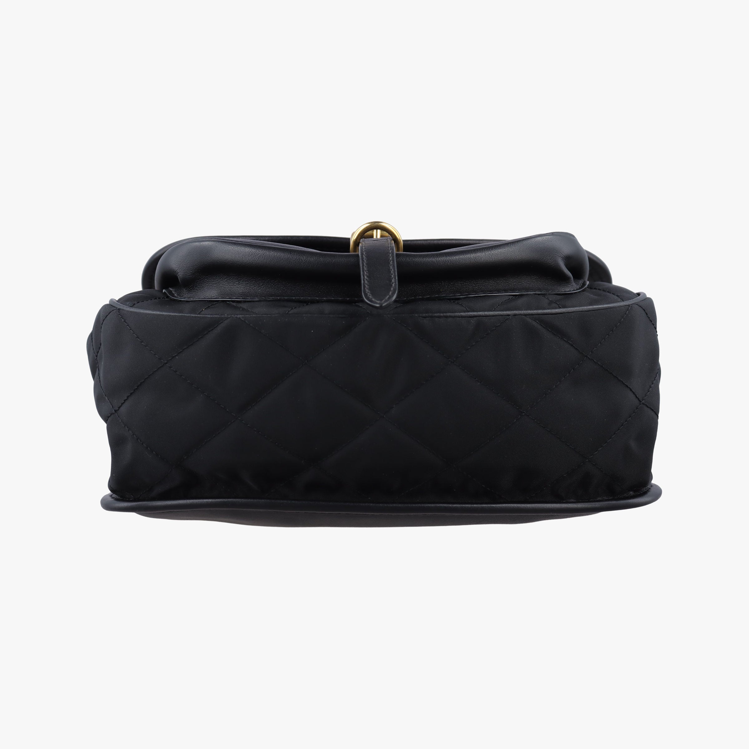 Pre-owned Prada Corsaire Black Nylon × Leather 1BD050 shoulderbag | stylenewstar