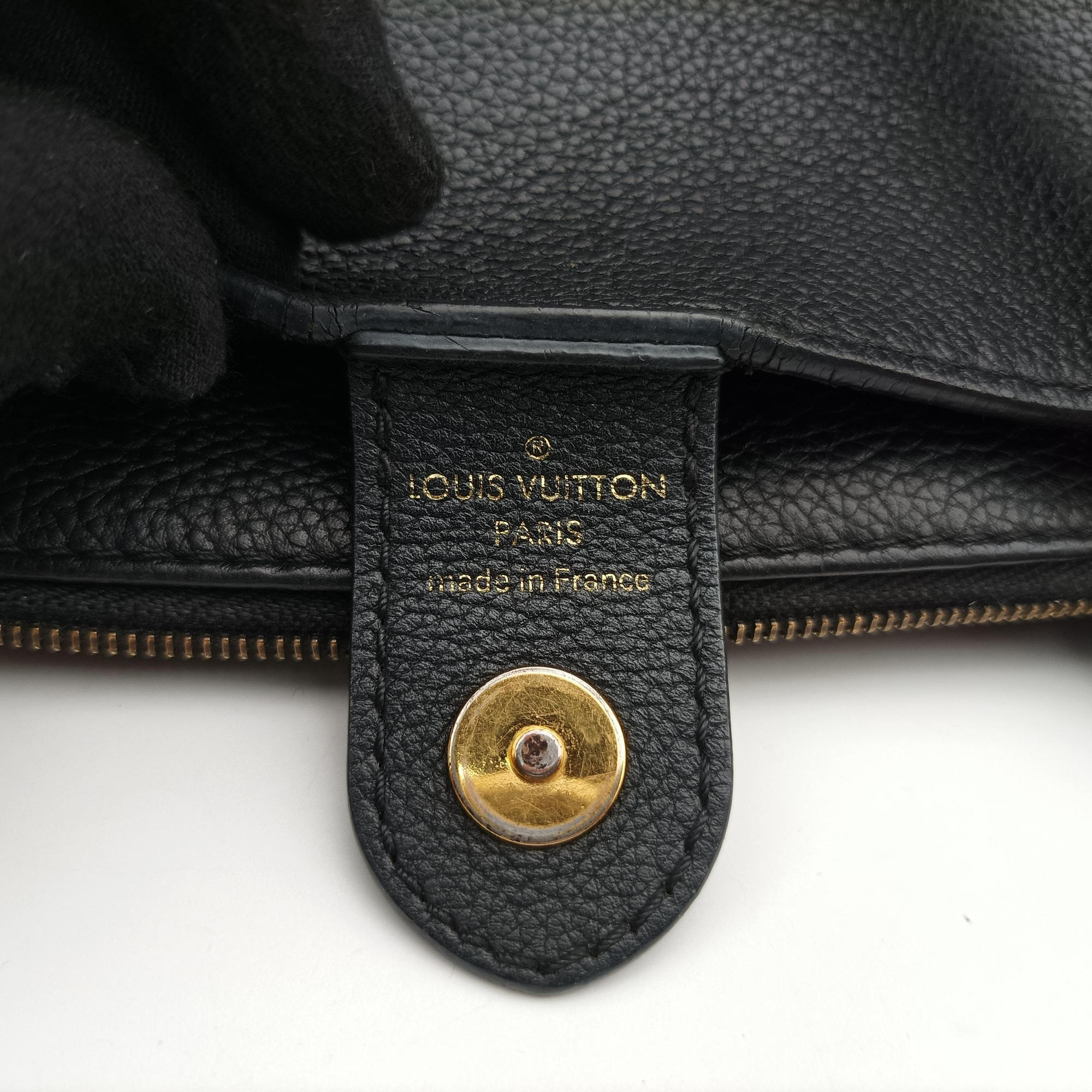 Pre-owned Louis Vuitton Rock Meto Black leather M54569 handbag | stylenewstar