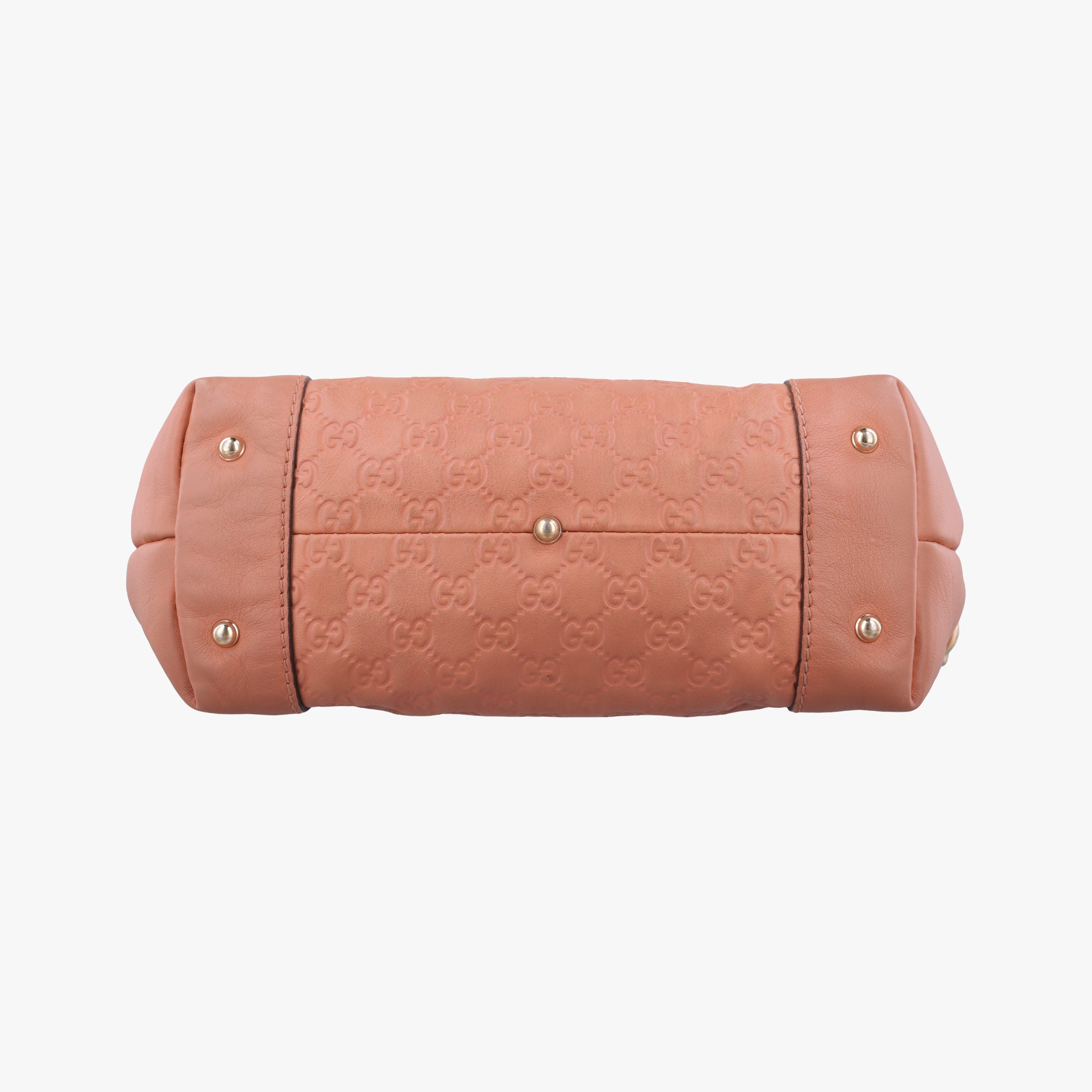 Pre-owned Gucci Guccissima Heart Bit orange leather 269957 handbag | stylenewstar