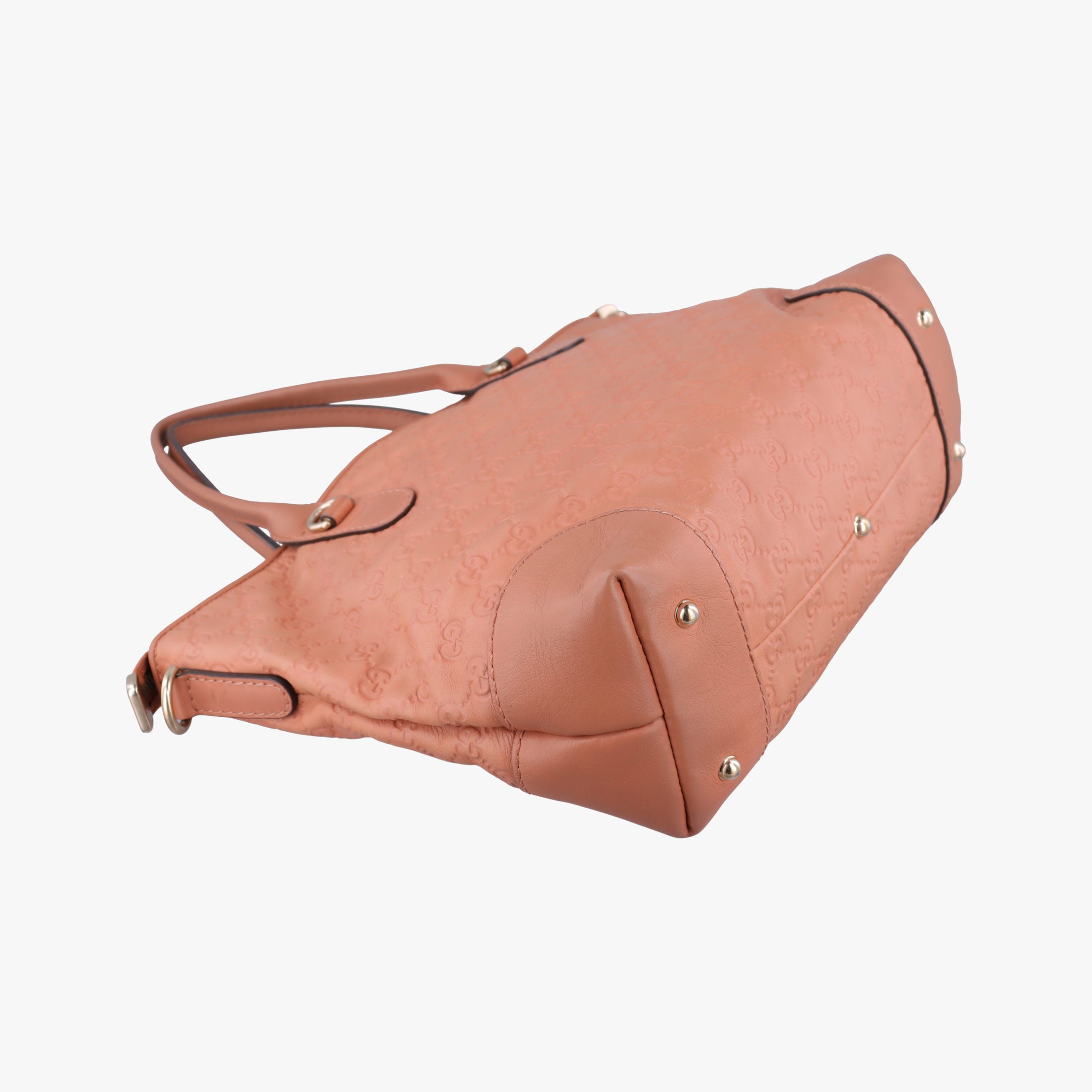 Pre-owned Gucci Guccissima Heart Bit orange leather 269957 handbag | stylenewstar
