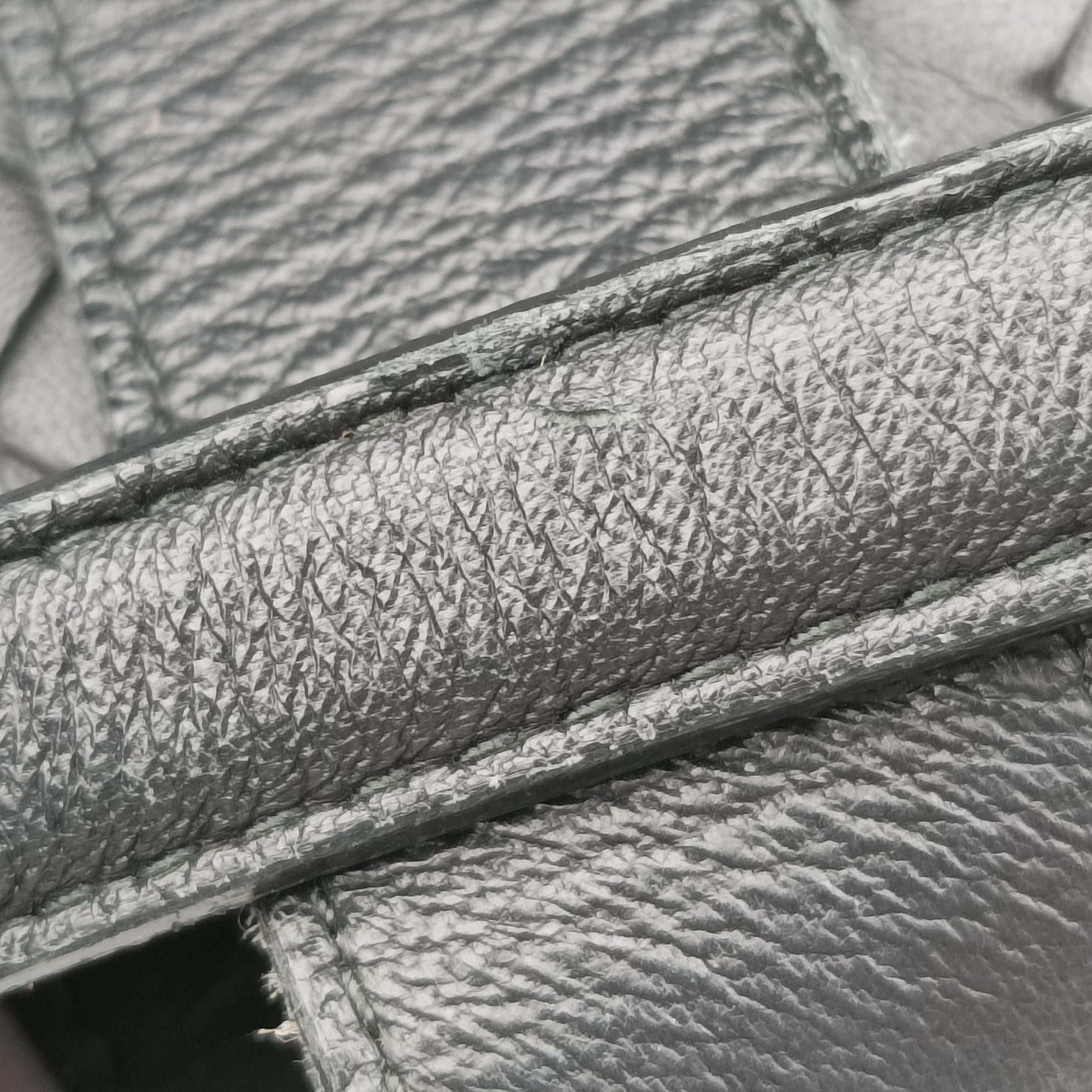 Pre-owned Bottega Veneta Roma Intrecciato Black lambskin  shoulderbag | stylenewstar