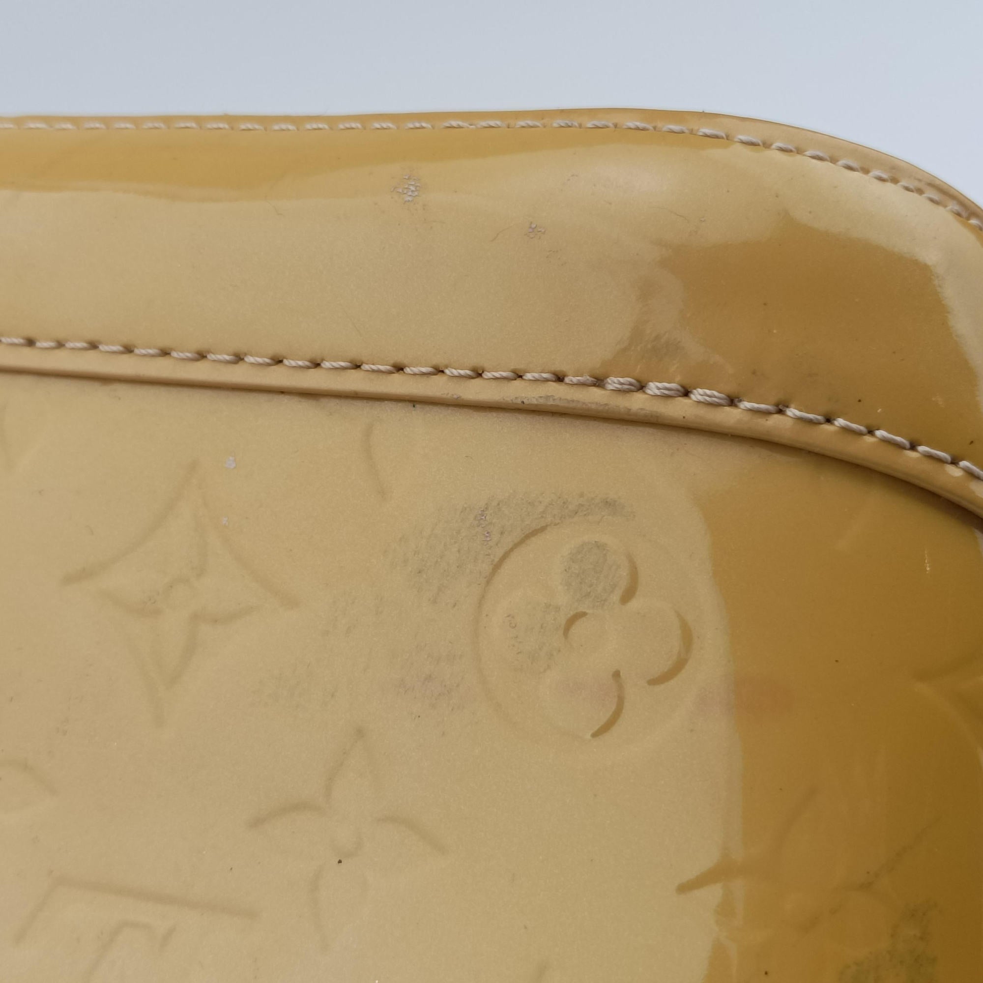 Pre-owned Louis Vuitton ALMA PM CITRINE Vernis M90101 handbag | stylenewstar