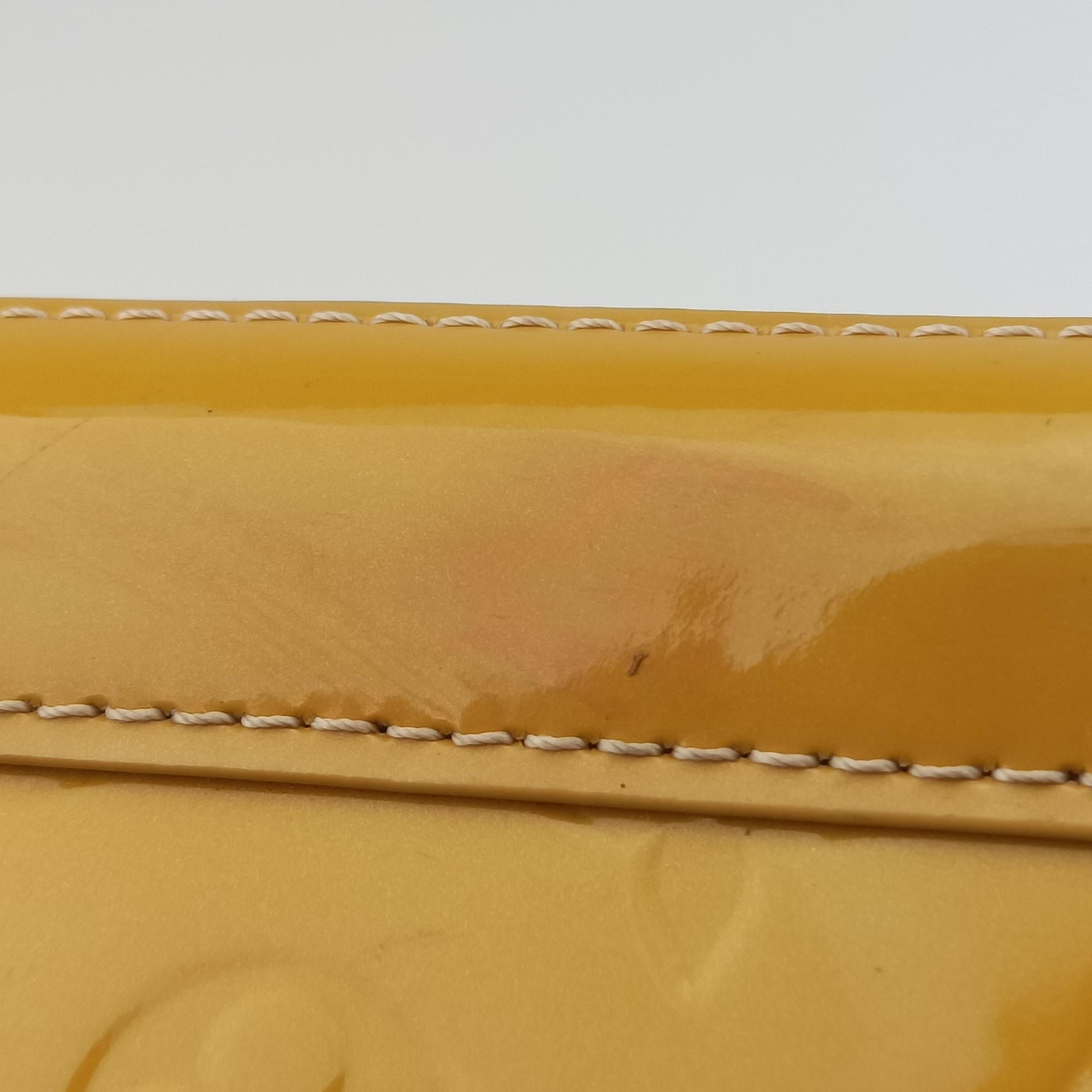 Pre-owned Louis Vuitton ALMA PM CITRINE Vernis M90101 handbag | stylenewstar