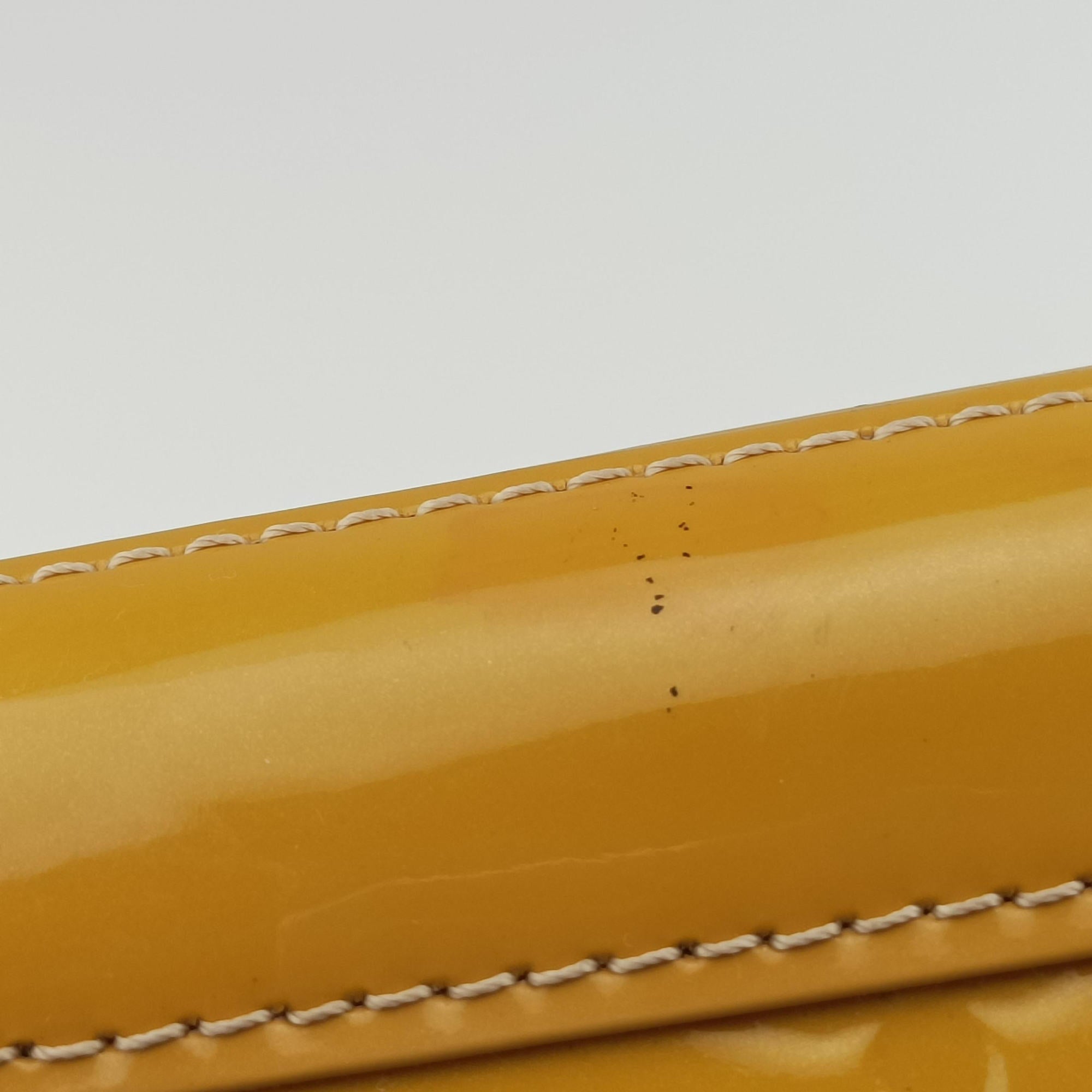 Pre-owned Louis Vuitton ALMA PM CITRINE Vernis M90101 handbag | stylenewstar