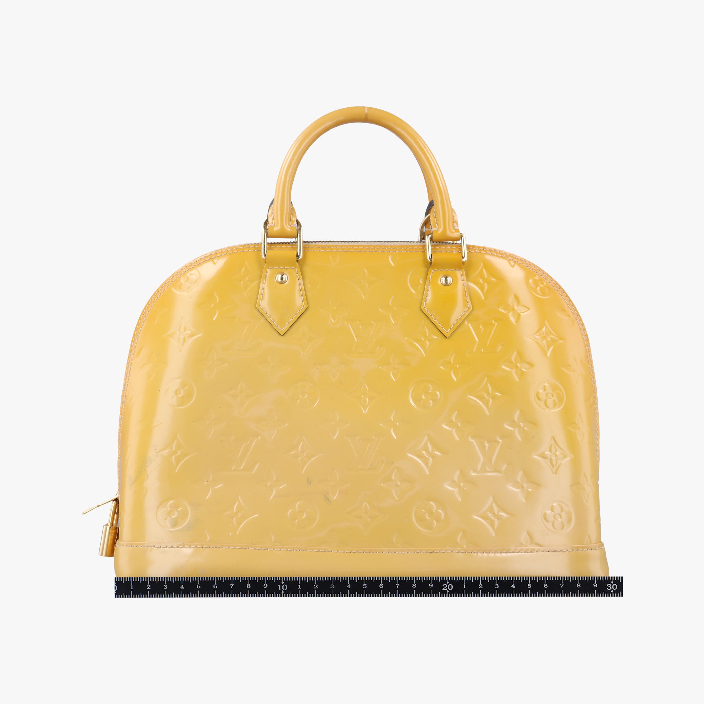 Pre-owned Louis Vuitton ALMA PM CITRINE Vernis M90101 handbag | stylenewstar