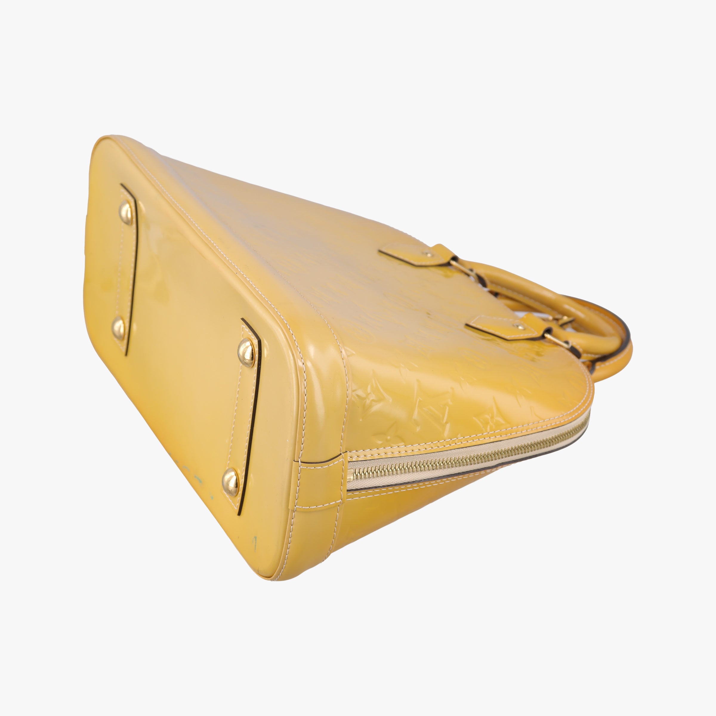 Pre-owned Louis Vuitton ALMA PM CITRINE Vernis M90101 handbag | stylenewstar