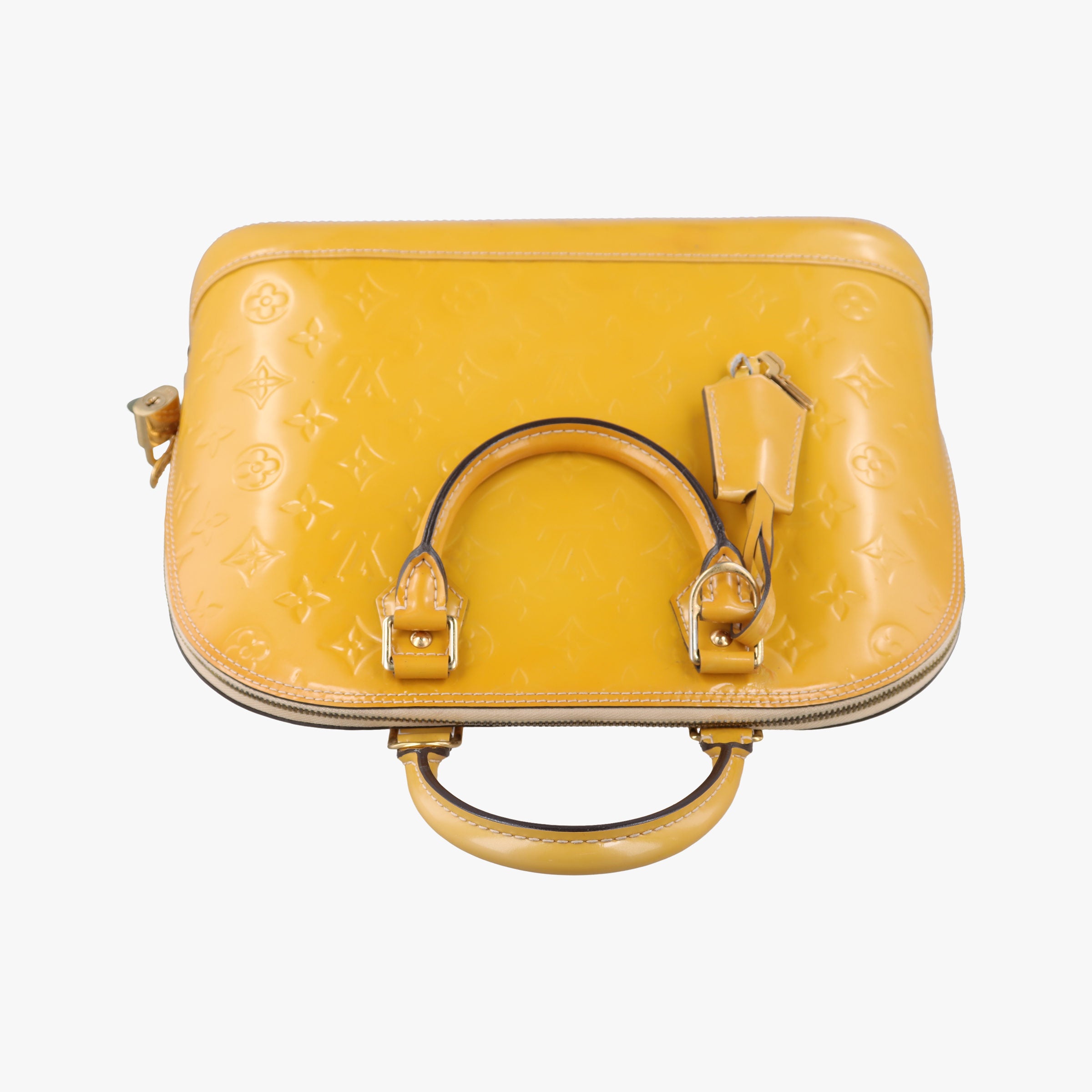 Pre-owned Louis Vuitton ALMA PM CITRINE Vernis M90101 handbag | stylenewstar