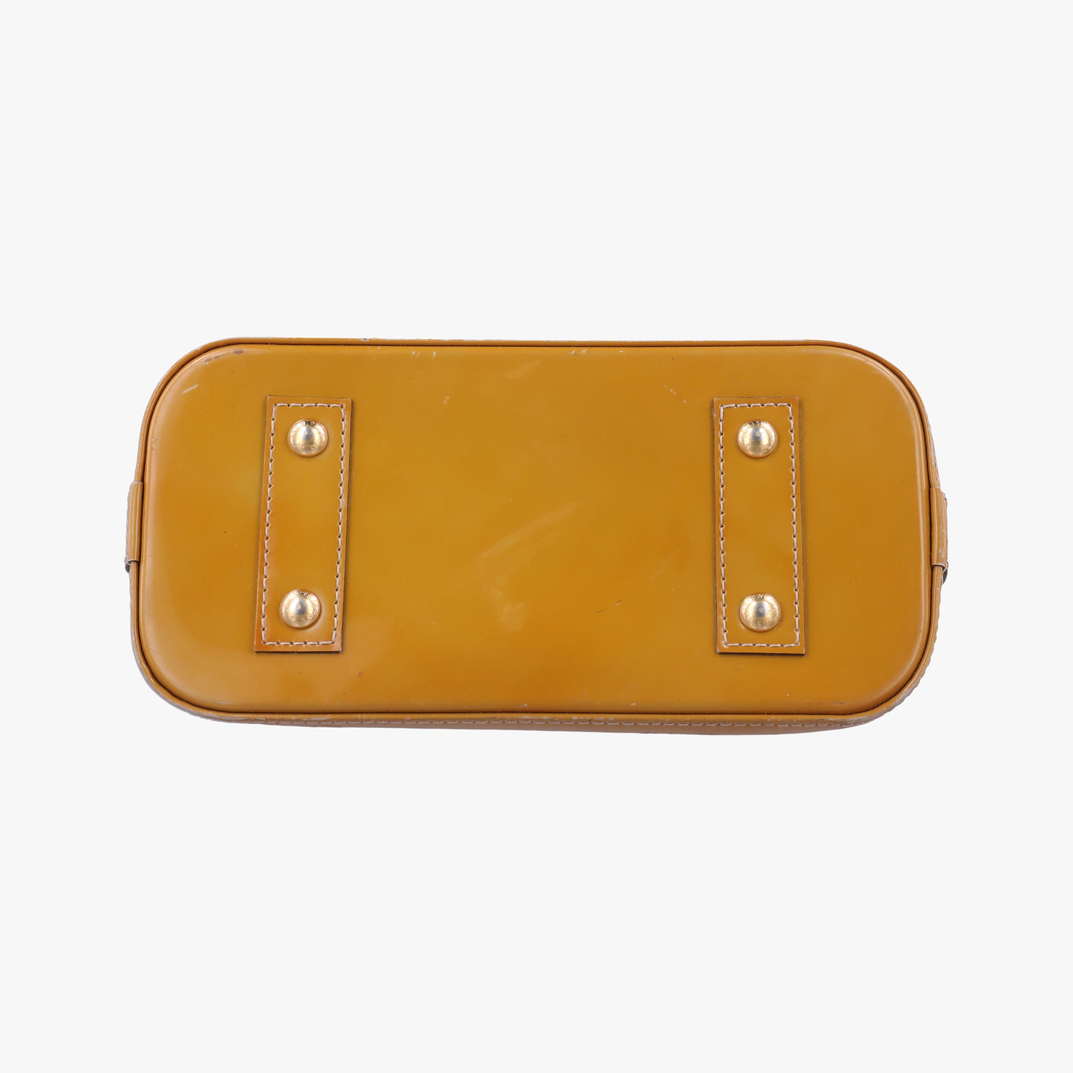 Pre-owned Louis Vuitton Alma BB Rose Velours Vernis M91585 shoulderbag | stylenewstar