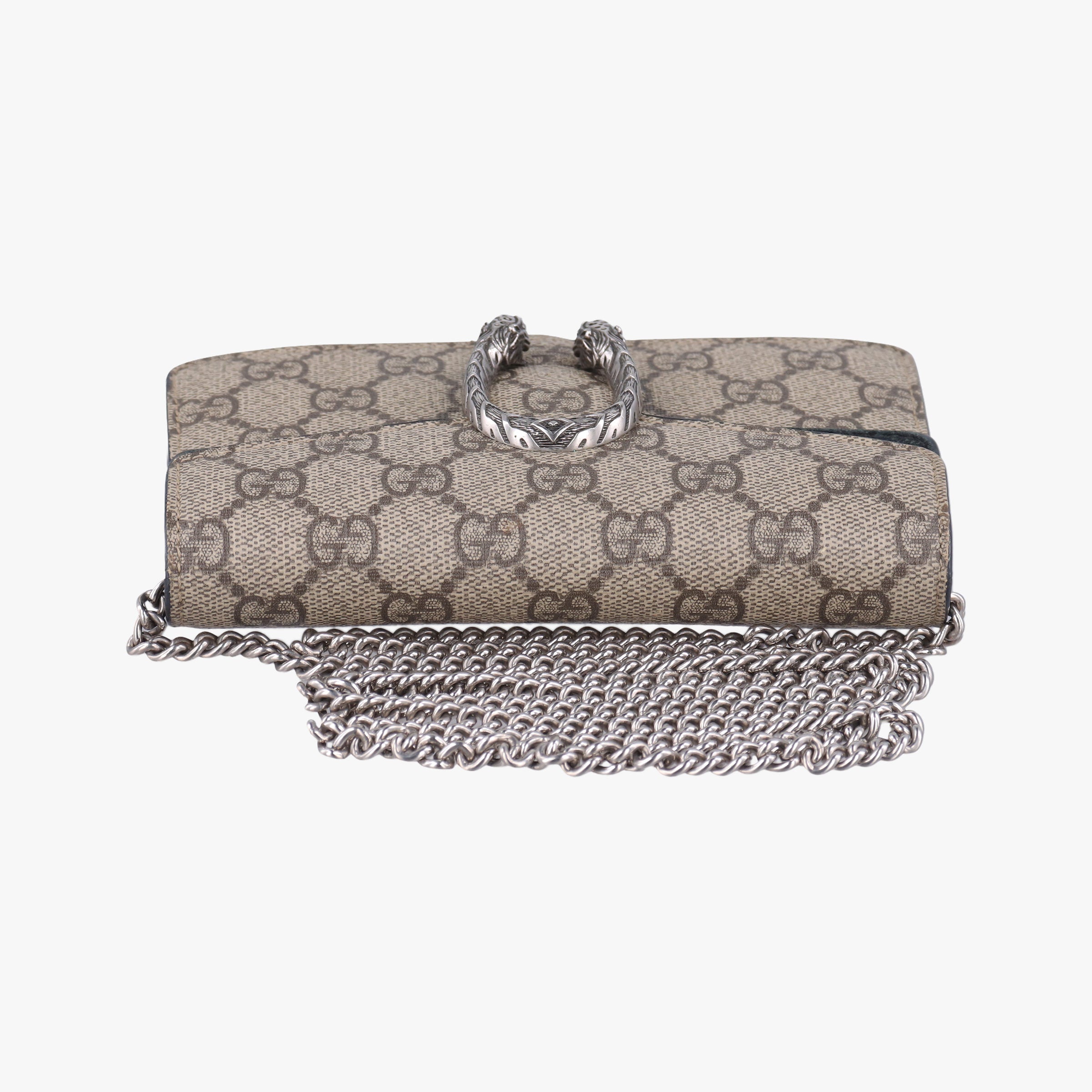 Secondhand Gucci Dionysus beige×black PVC coated canvas×suede 476432 shoulderbag | stylenewstar