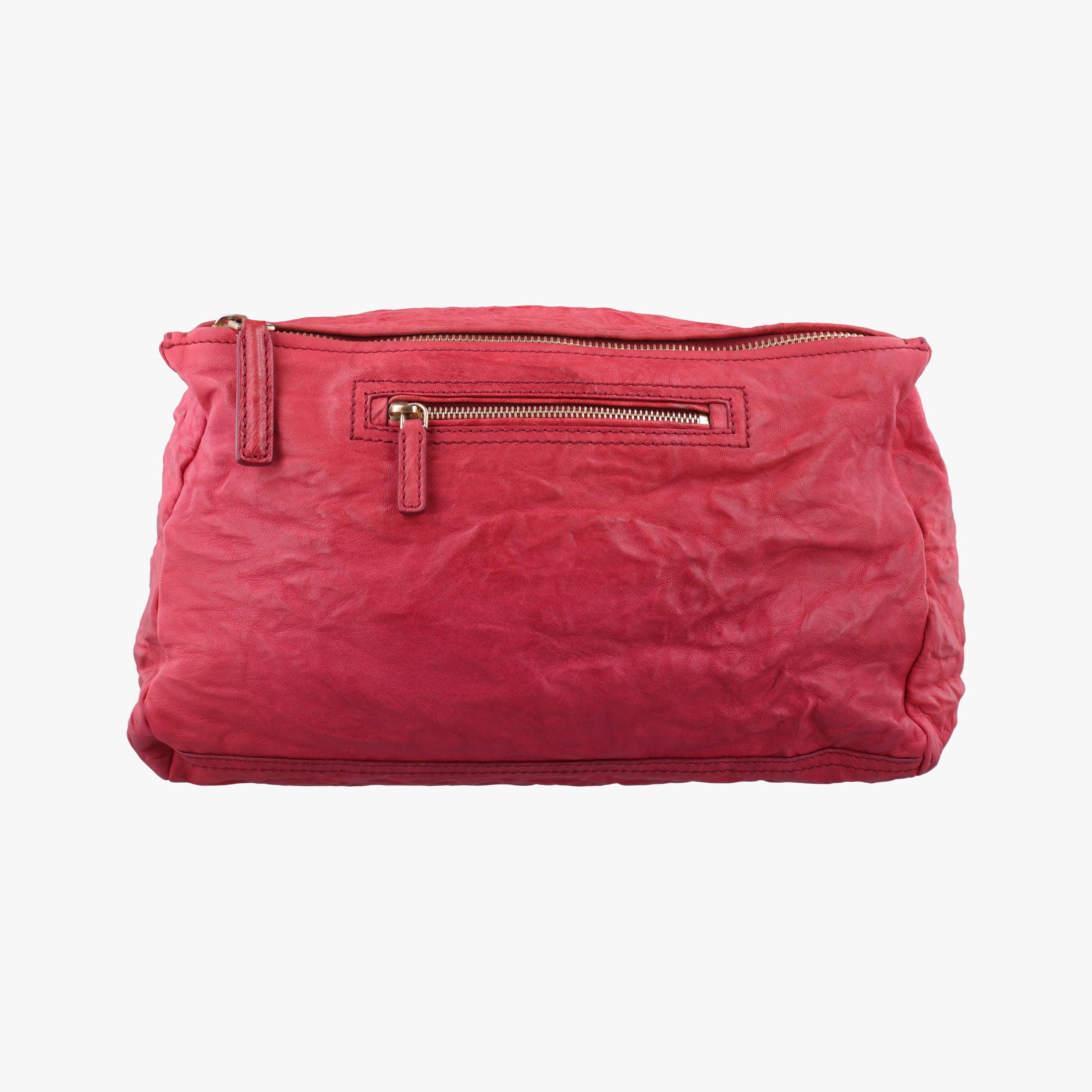 Pre-owned Givenchy Pandora Red Leather  shoulderbag | stylenewstar