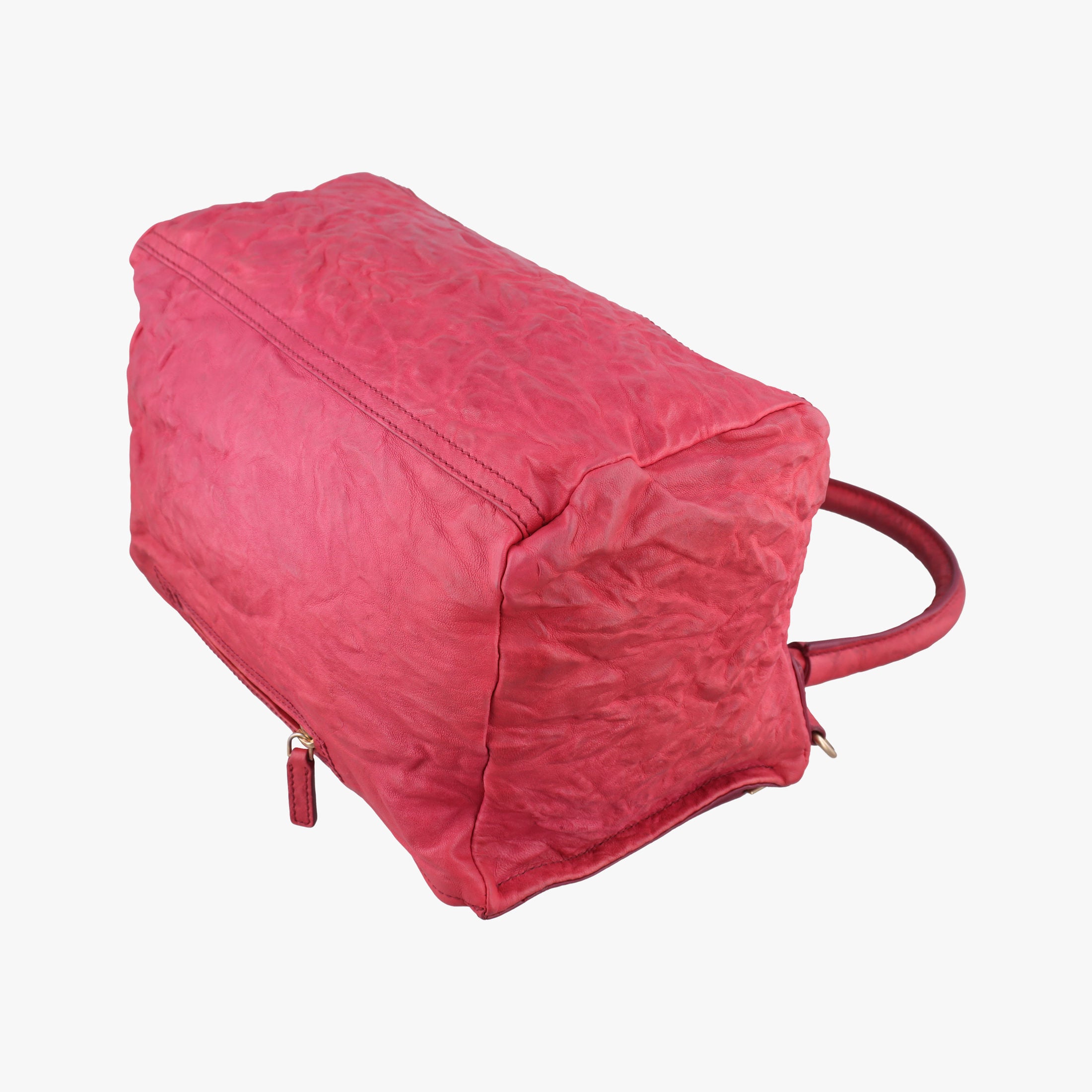 Pre-owned Givenchy Pandora Red Leather  shoulderbag | stylenewstar