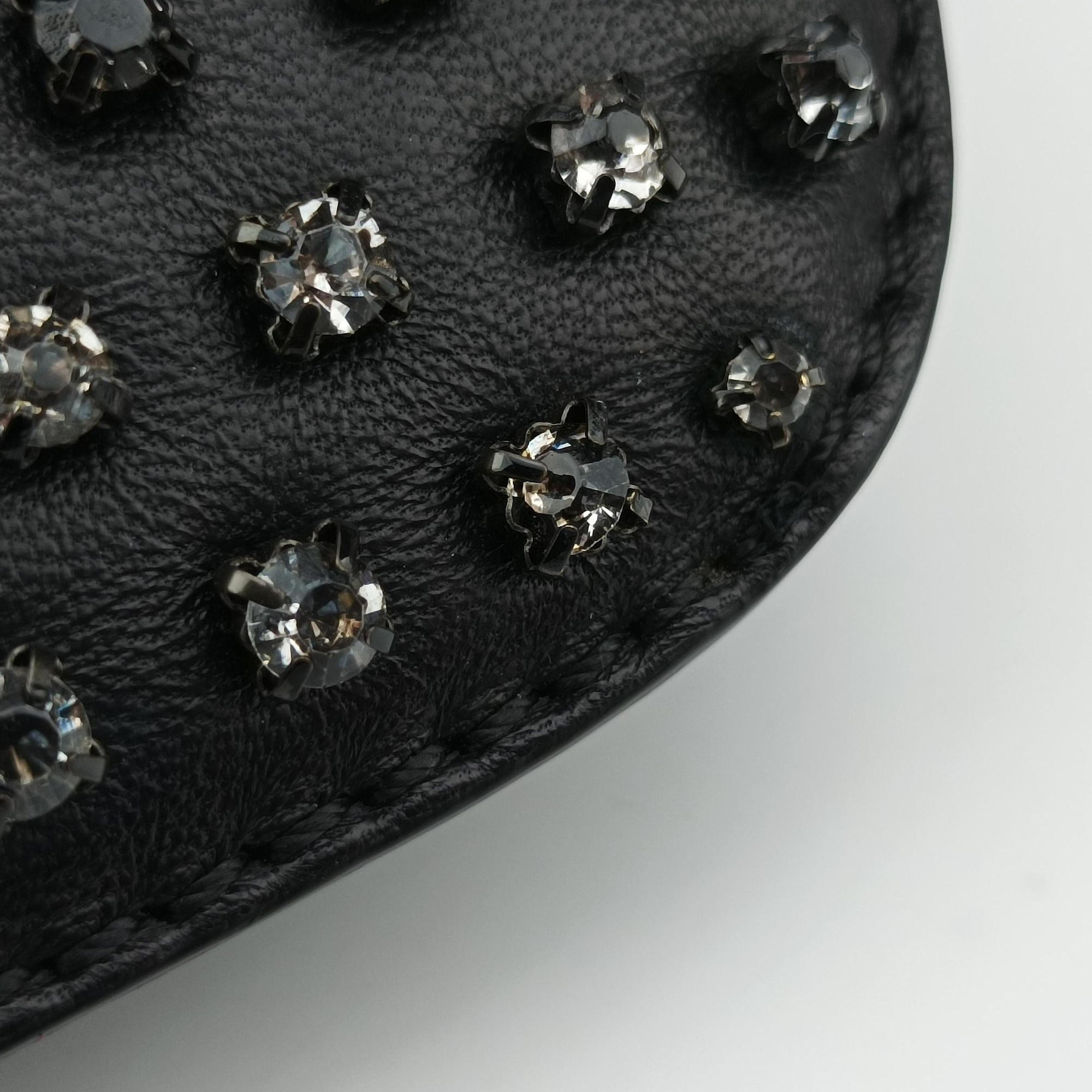 Pre-owned Valentino Rockstud Glam Lock Black Leather  shoulderbag | stylenewstar
