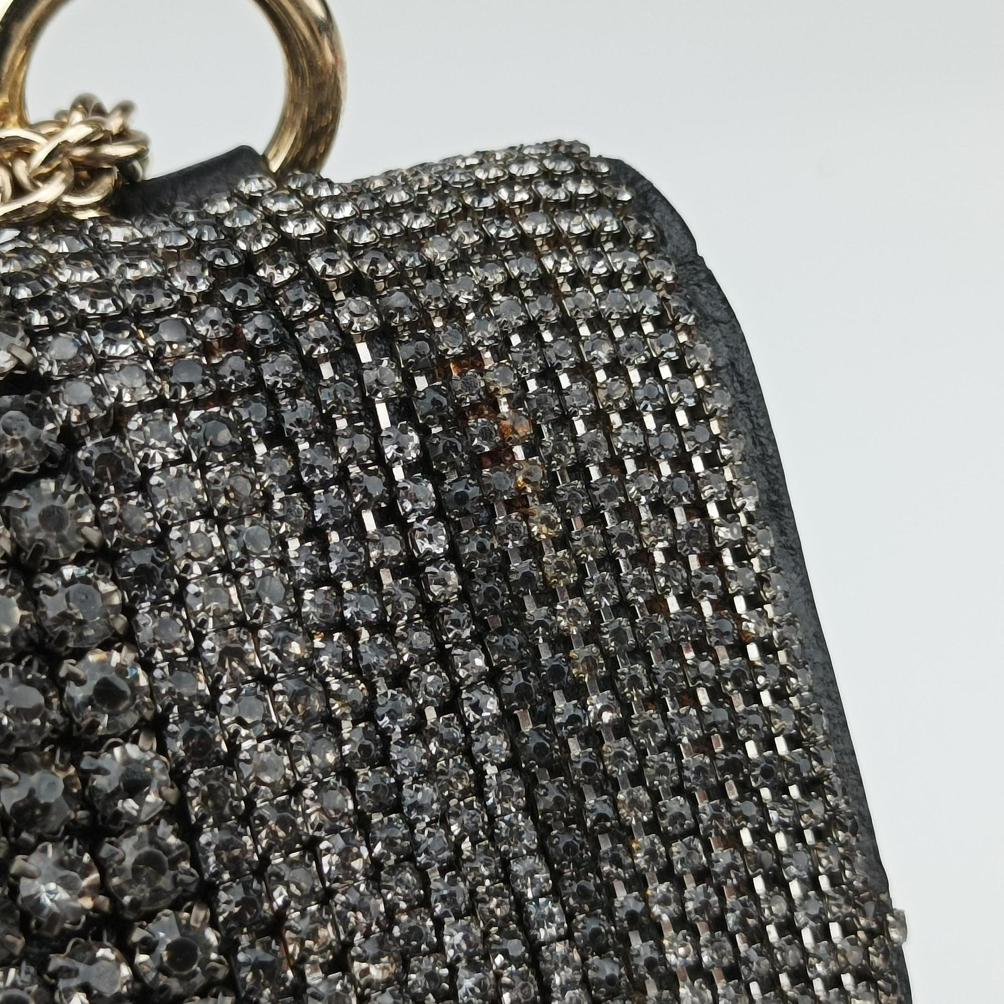 Pre-owned Valentino Rockstud Glam Lock Black Leather  shoulderbag | stylenewstar