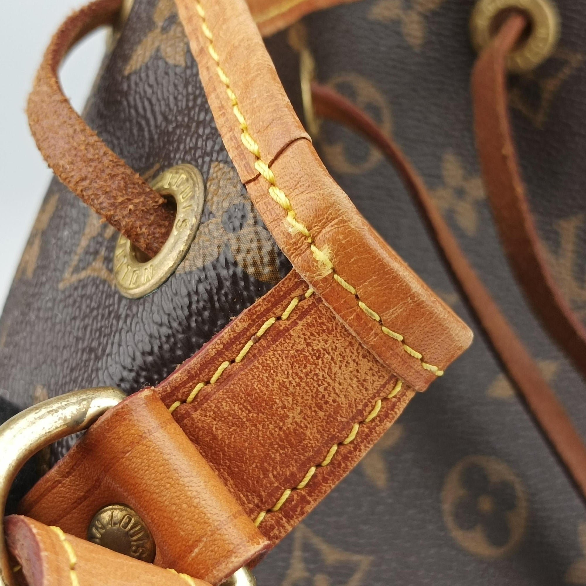 Pre-owned Louis Vuitton Noe BB Brown Monogram Canvas M40817 shoulderbag | stylenewstar
