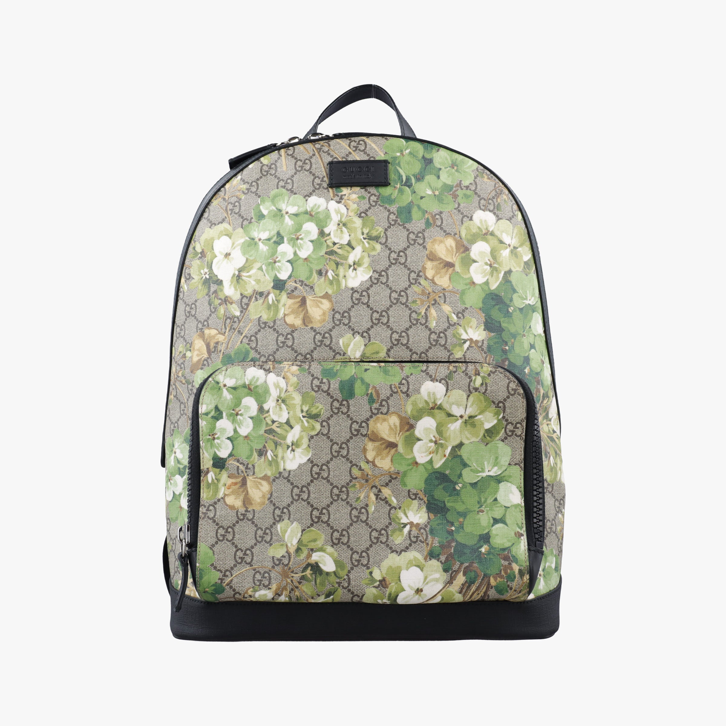 Pre-owned Gucci GG Blooms Beige×Multi PVC coated canvas×Leather 406370 backpack/rucksack | stylenewstar