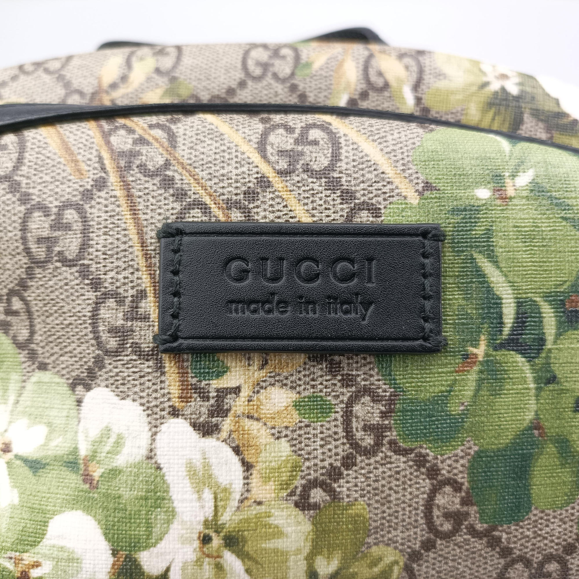 Pre-owned Gucci GG Blooms Beige×Multi PVC coated canvas×Leather 406370 backpack/rucksack | stylenewstar