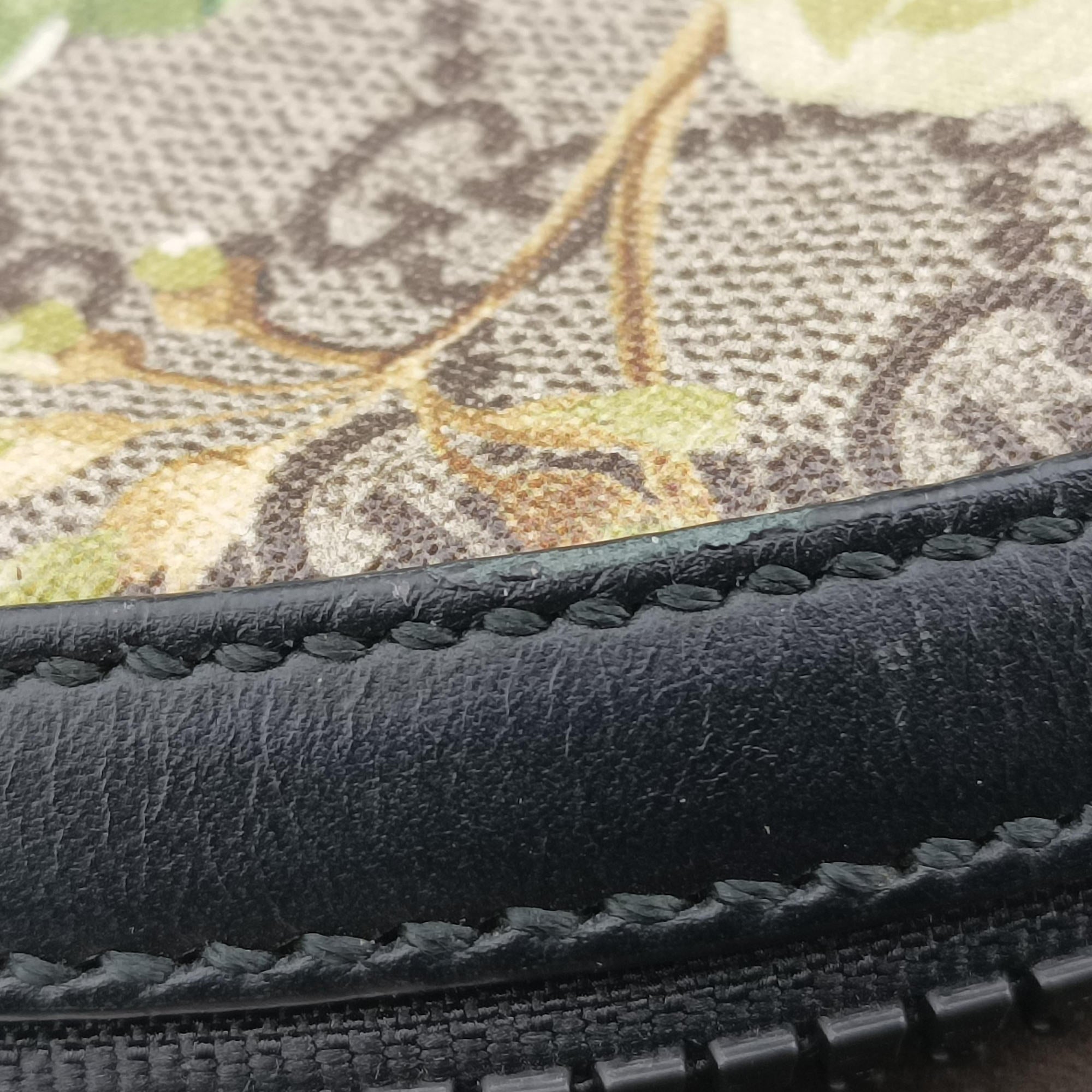 Pre-owned Gucci GG Blooms Beige×Multi PVC coated canvas×Leather 406370 backpack/rucksack | stylenewstar