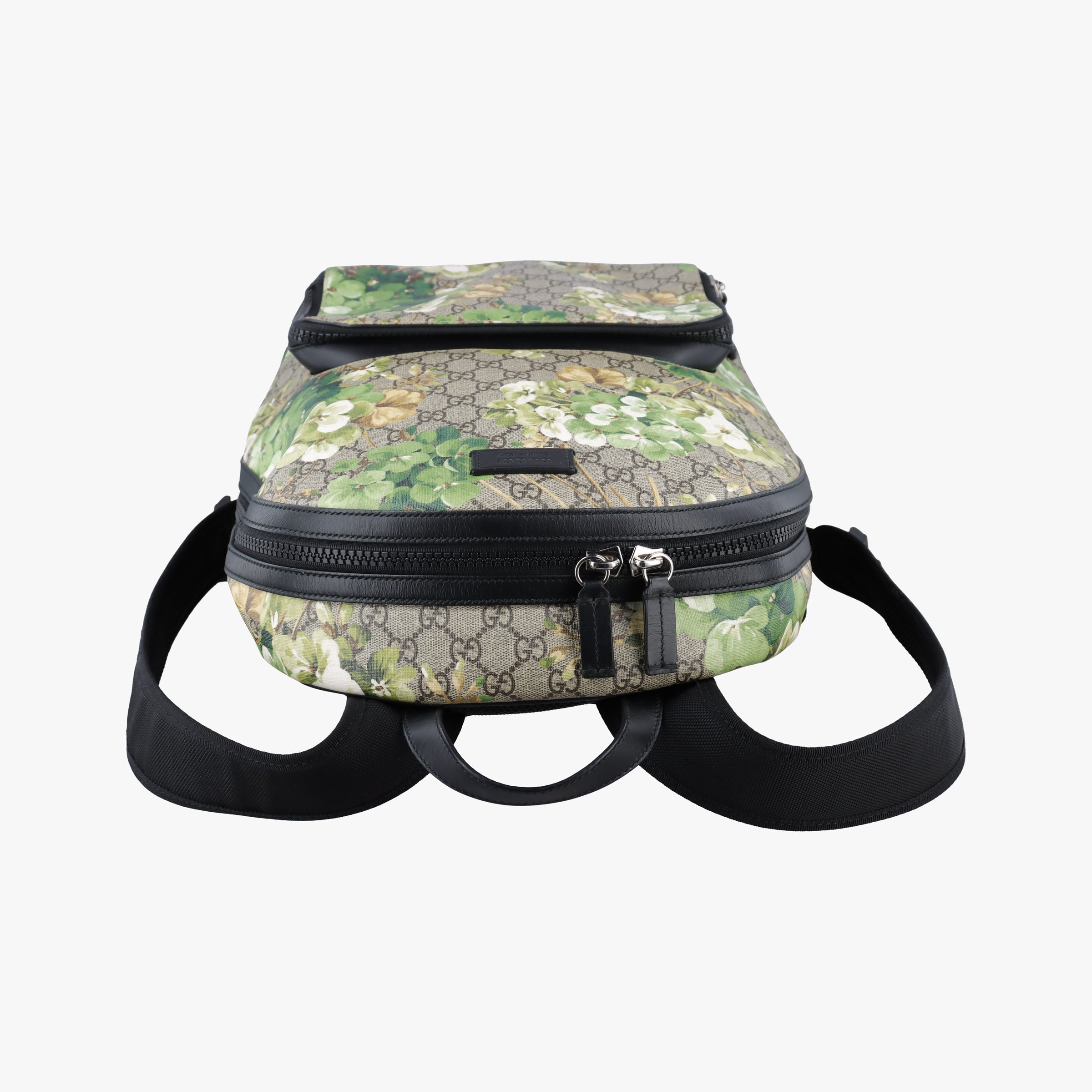 Pre-owned Gucci GG Blooms Beige×Multi PVC coated canvas×Leather 406370 backpack/rucksack | stylenewstar