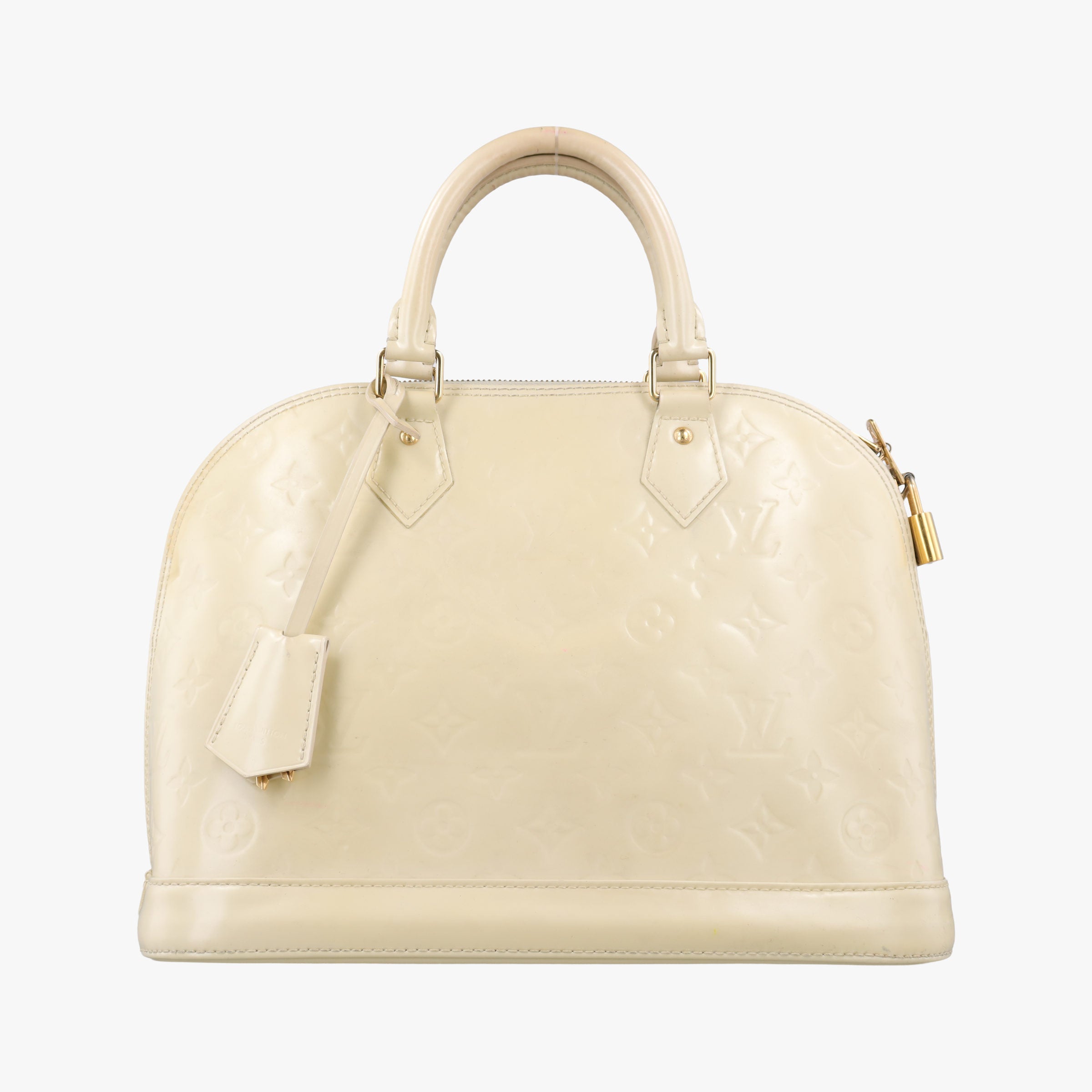 Pre-owned Louis Vuitton ALMA PM CITRINE Vernis M90101 handbag | stylenewstar