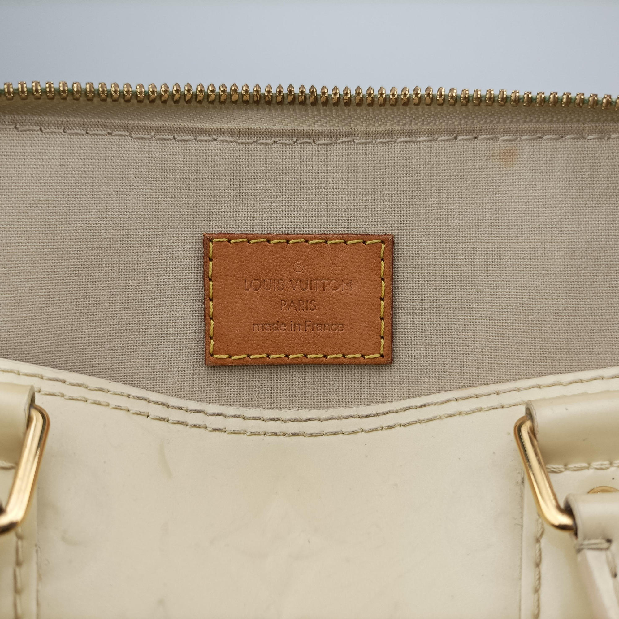Pre-owned Louis Vuitton ALMA PM CITRINE Vernis M90101 handbag | stylenewstar