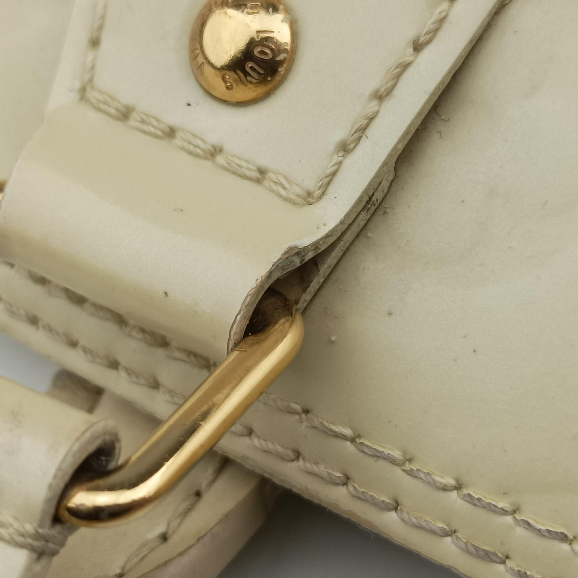 Pre-owned Louis Vuitton ALMA PM CITRINE Vernis M90101 handbag | stylenewstar