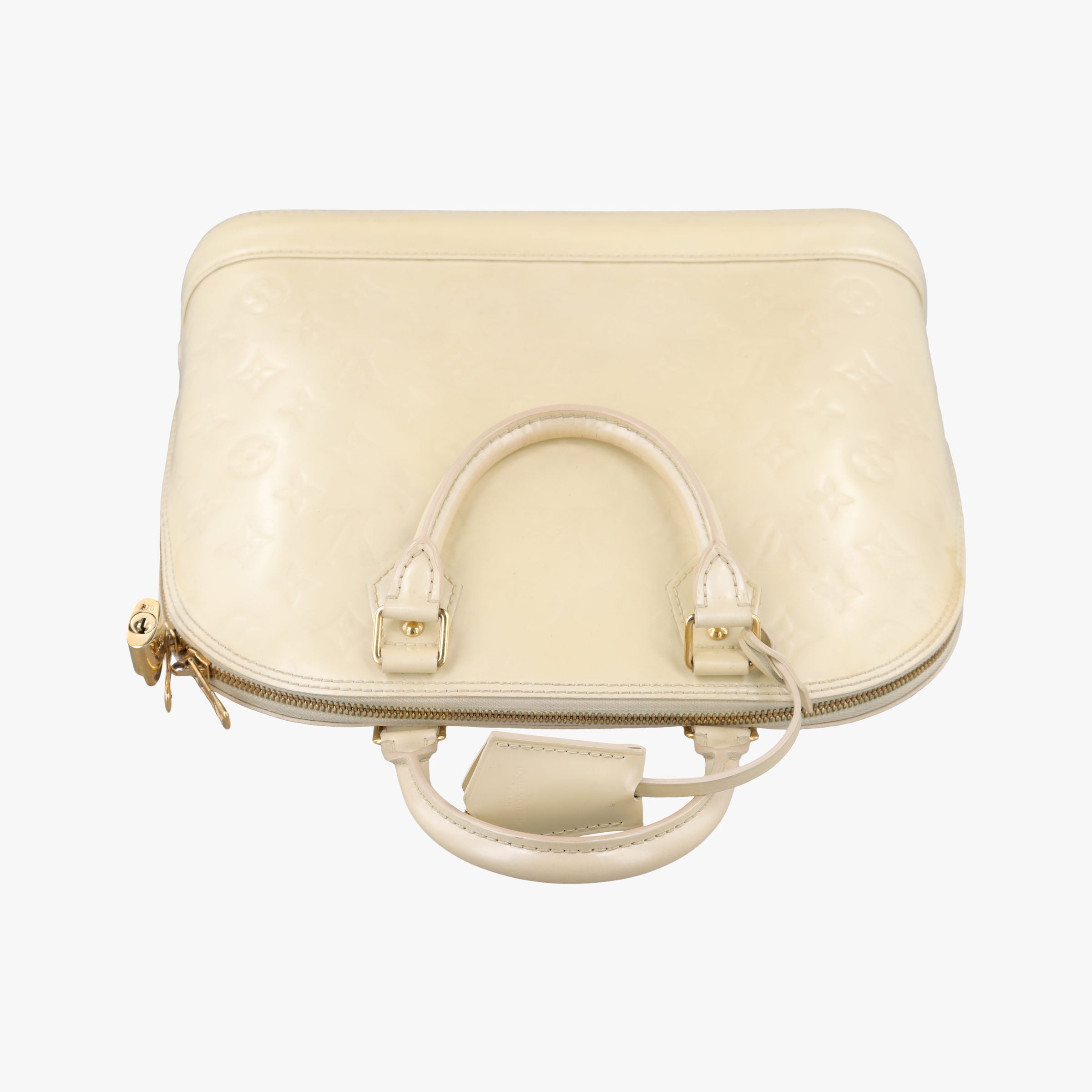 Pre-owned Louis Vuitton ALMA PM CITRINE Vernis M90101 handbag | stylenewstar