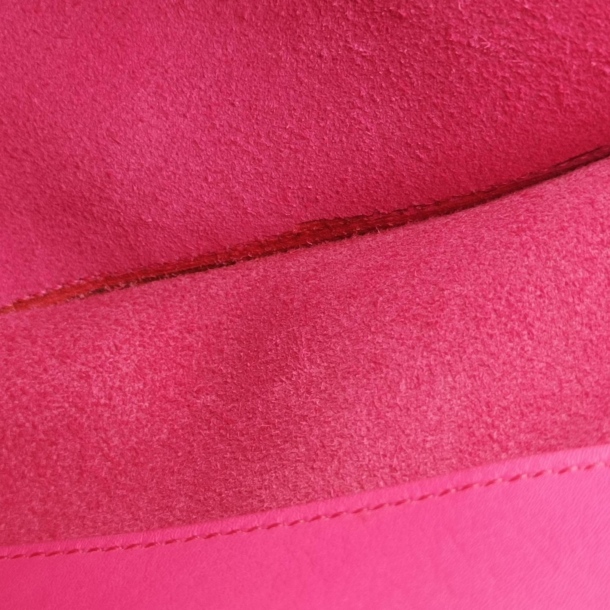 Pre-owned Yves Saint Laurent Y Ligne Petit Cabas Pink Leather 311210 shoulderbag | stylenewstar