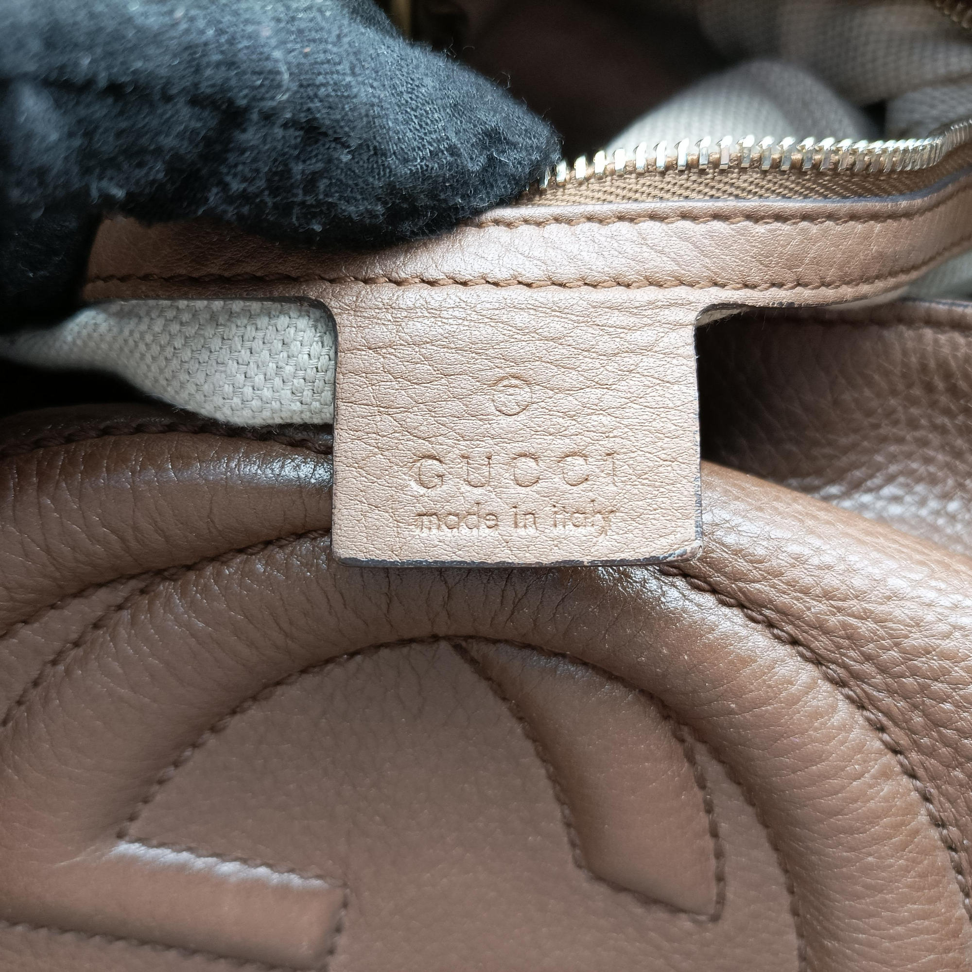 Pre-owned Gucci Soho Brown leather 308982 shoulderbag | stylenewstar