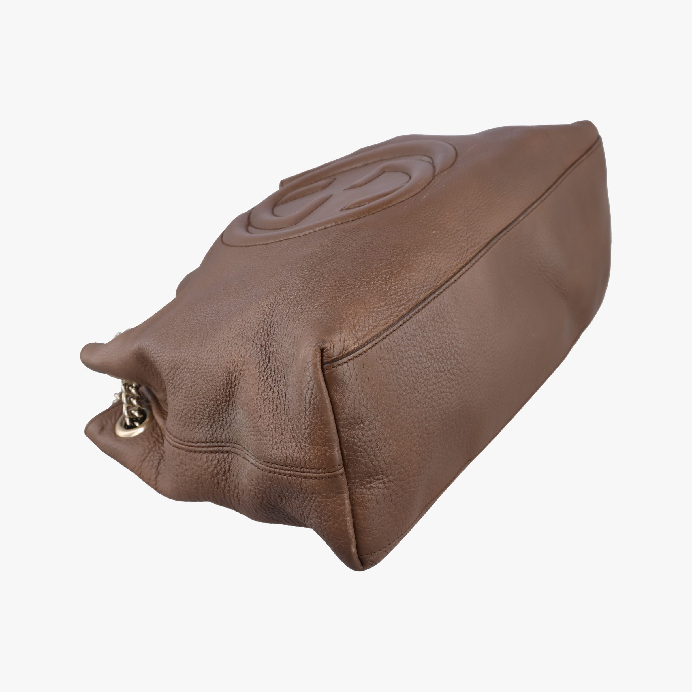 Pre-owned Gucci Soho Brown leather 308982 shoulderbag | stylenewstar