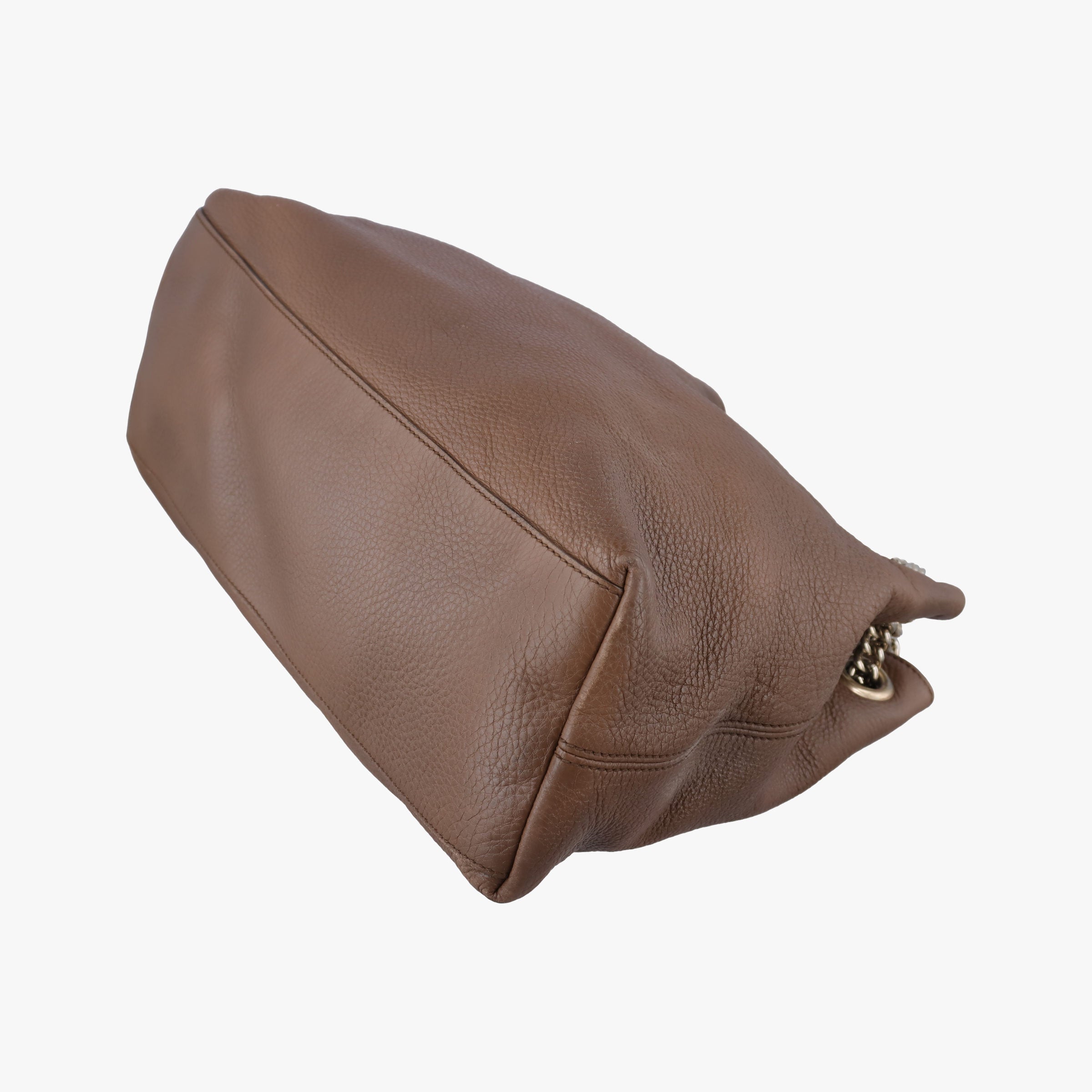 Pre-owned Gucci Soho Brown leather 308982 shoulderbag | stylenewstar