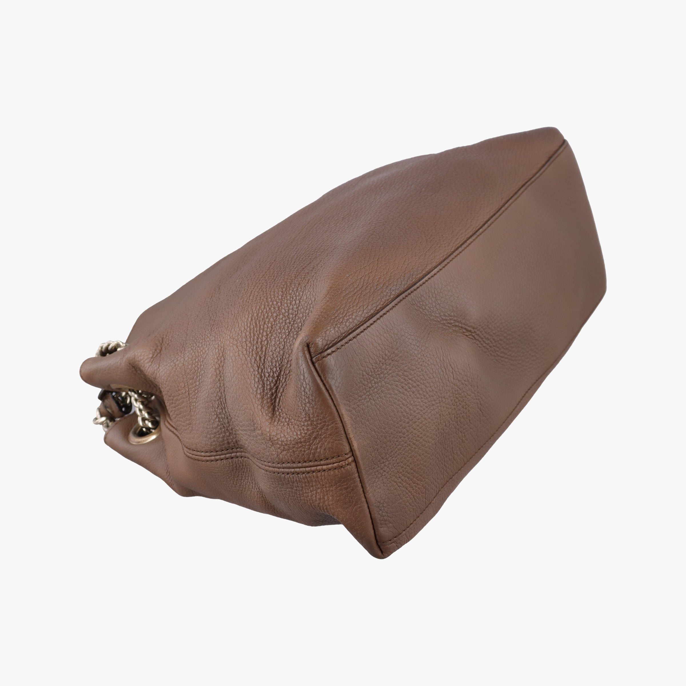 Pre-owned Gucci Soho Brown leather 308982 shoulderbag | stylenewstar