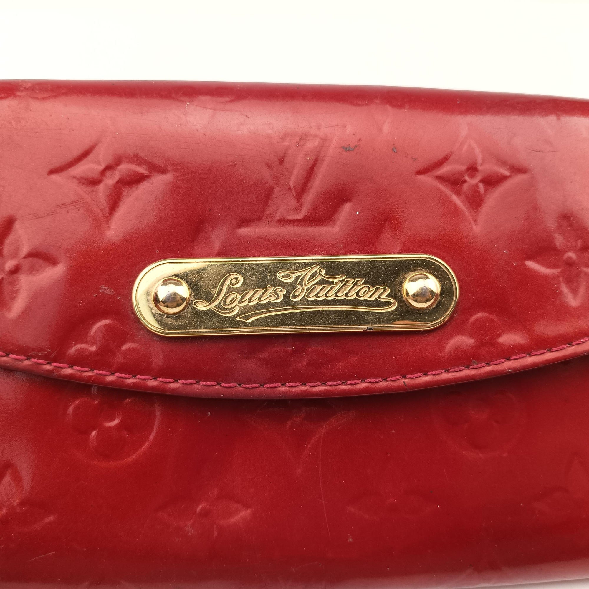 Pre-owned Louis Vuitton Sunset Boulevard Pomme d'Amour Vernis M93543 handbag | stylenewstar