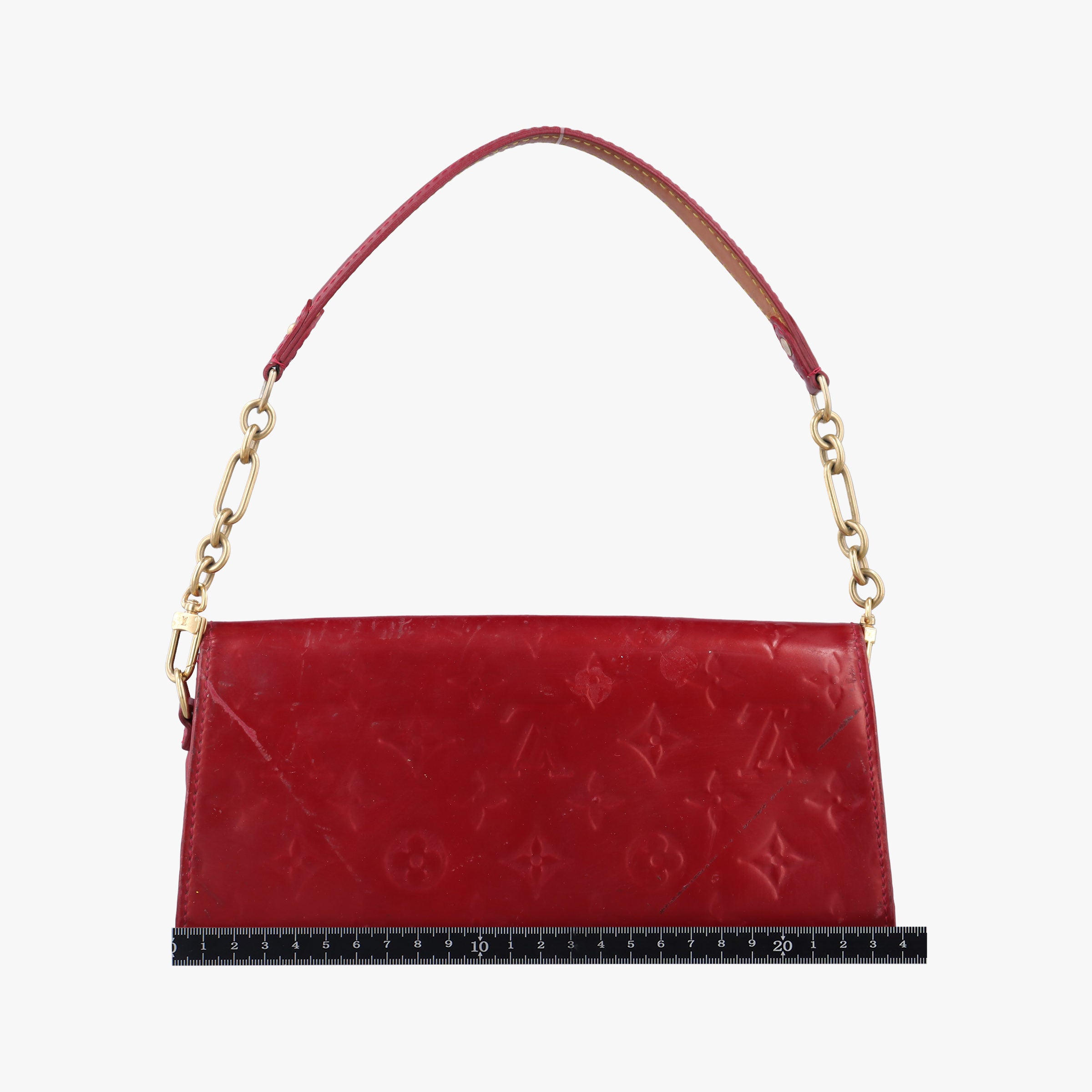 Pre-owned Louis Vuitton Sunset Boulevard Pomme d'Amour Vernis M93543 handbag | stylenewstar