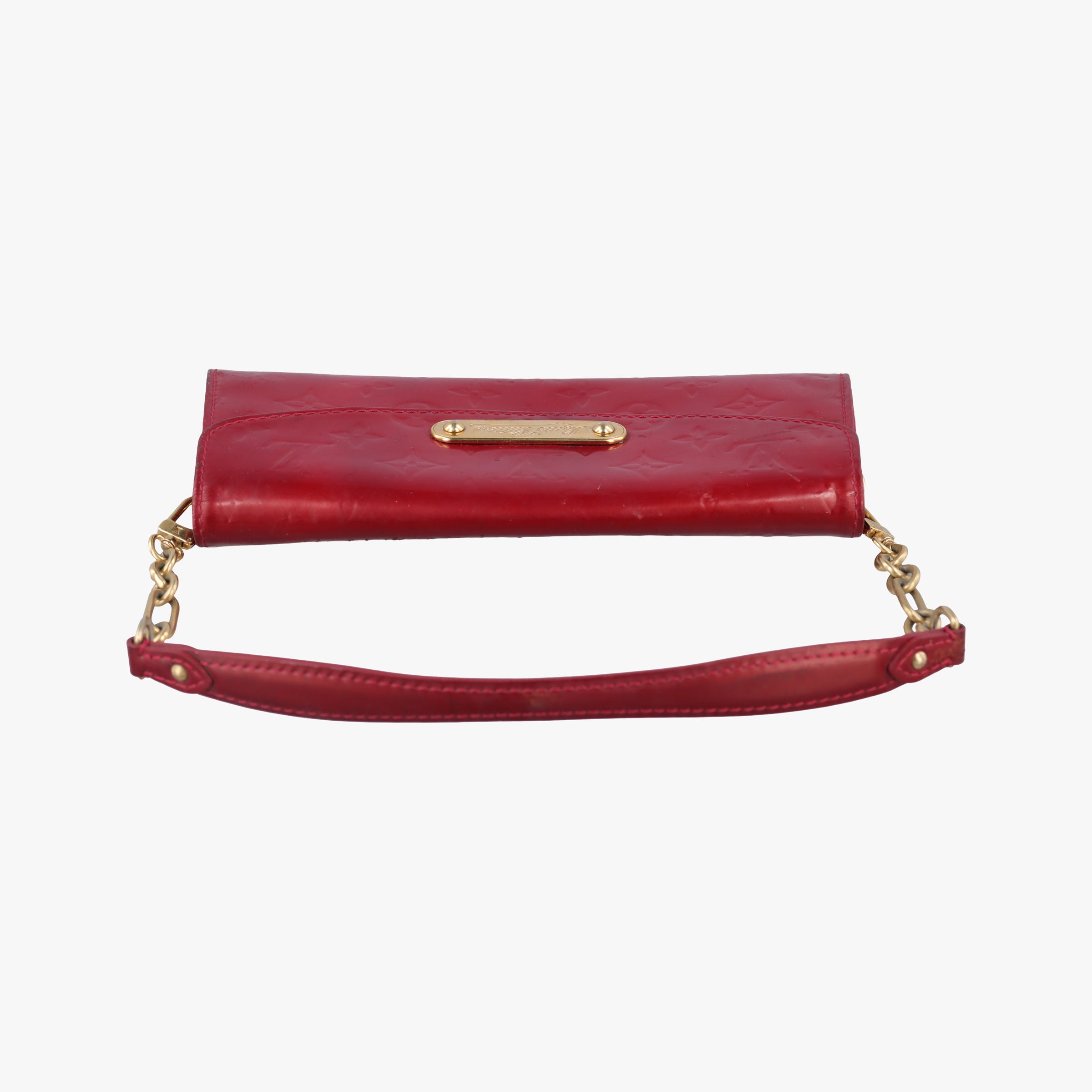 Pre-owned Louis Vuitton Sunset Boulevard Pomme d'Amour Vernis M93543 handbag | stylenewstar