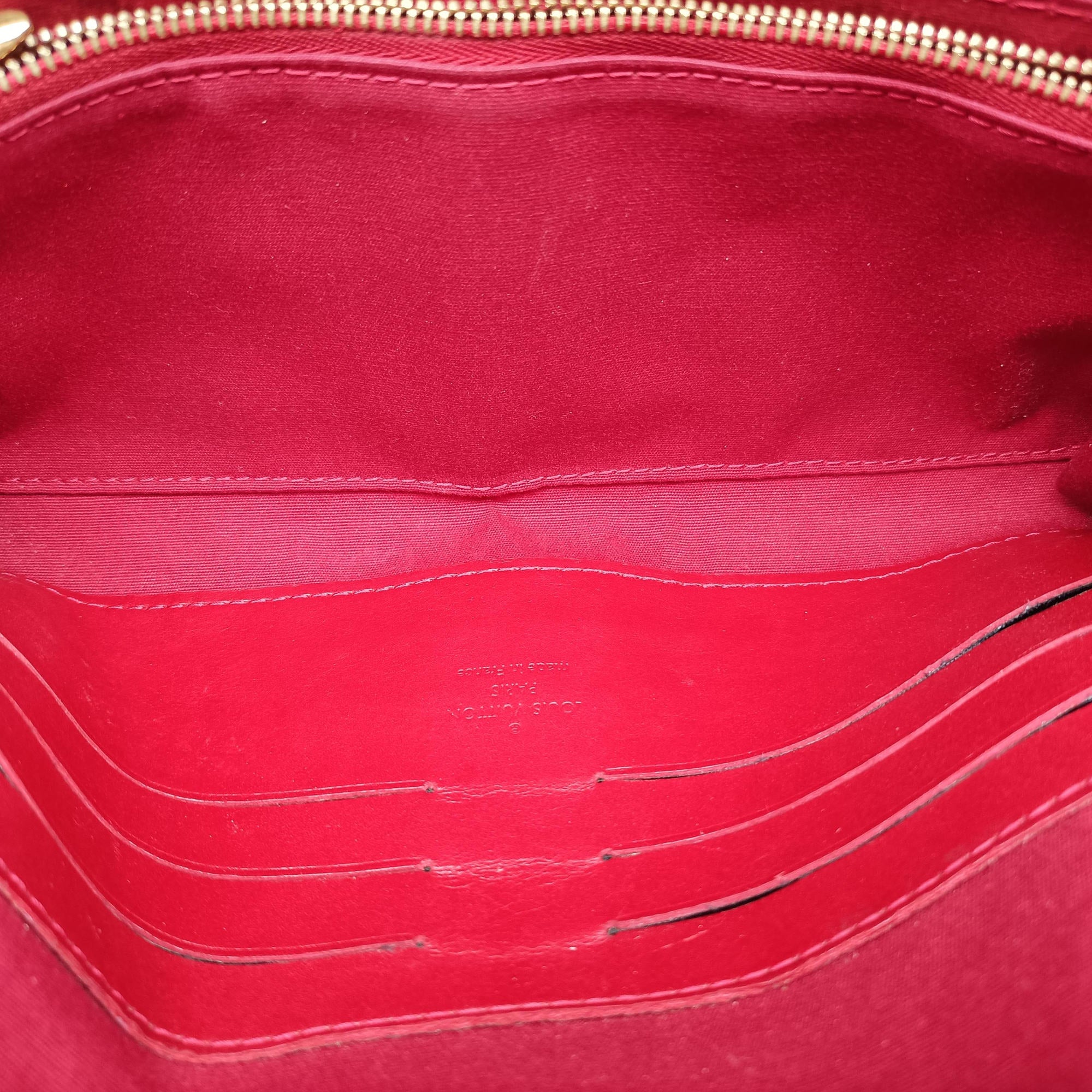 Pre-owned Louis Vuitton Sunset Boulevard Pomme d'Amour Vernis M93543 handbag | stylenewstar