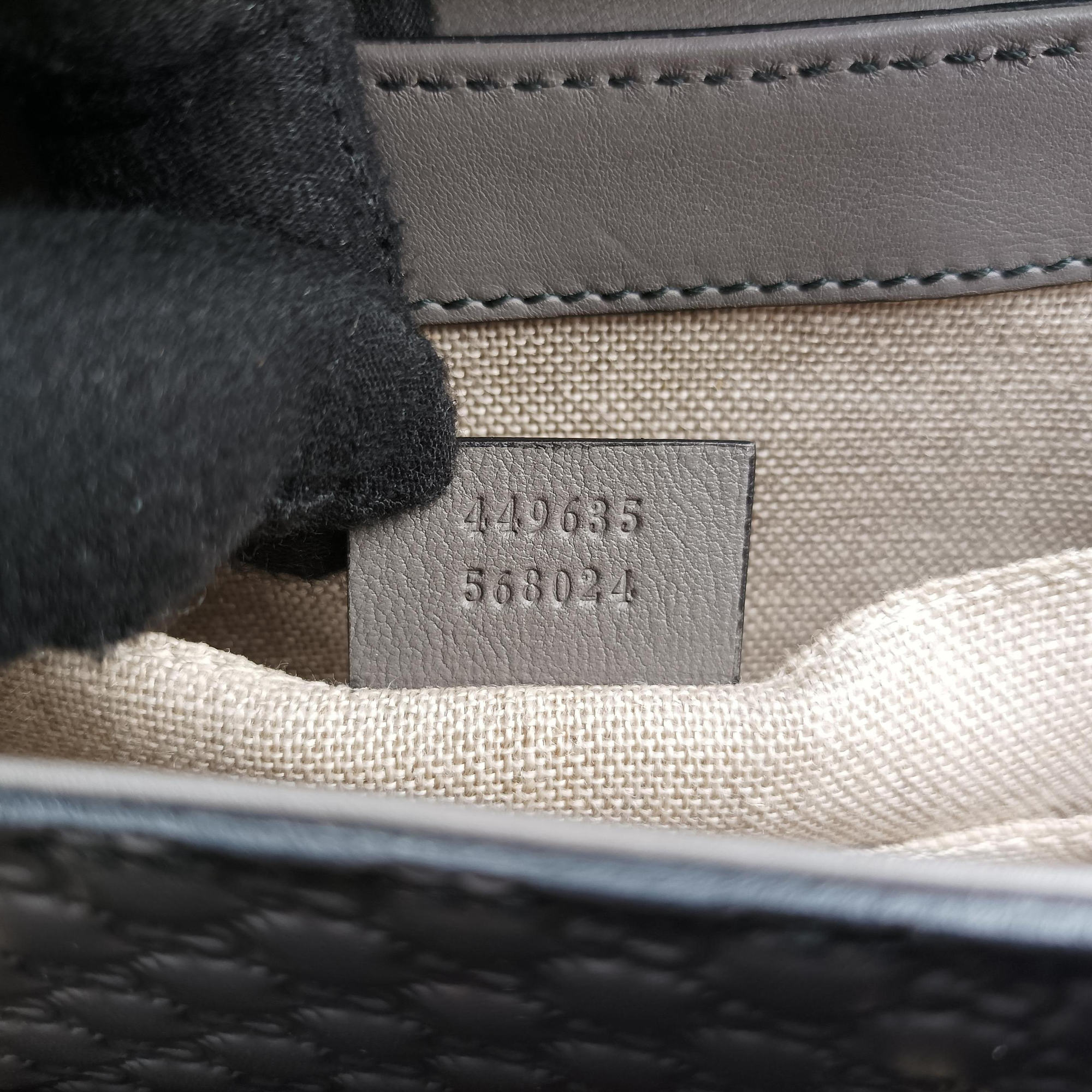 Pre-owned Gucci Emily Grey Leather 449635 shoulderbag | stylenewstar