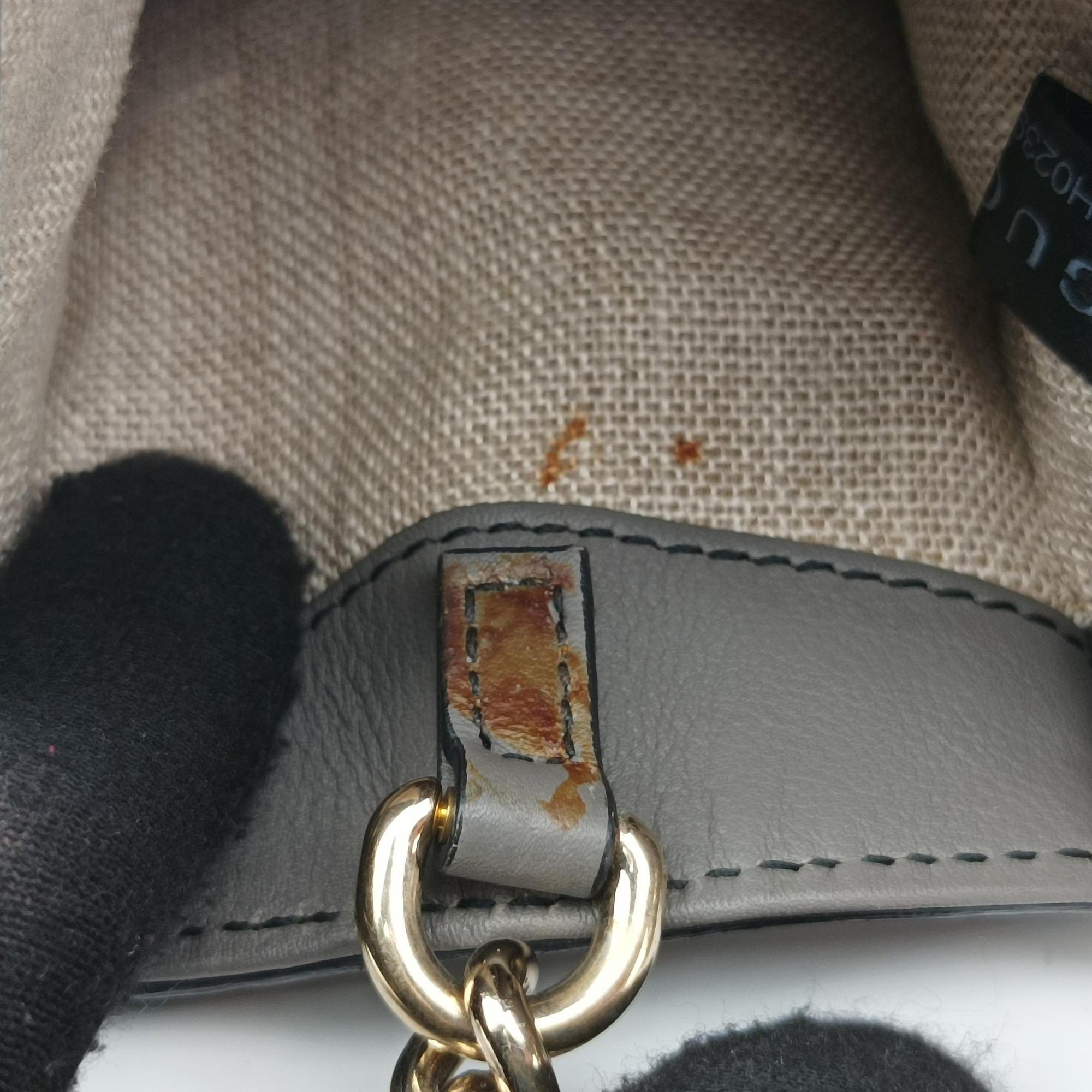 Pre-owned Gucci Emily Grey Leather 449635 shoulderbag | stylenewstar