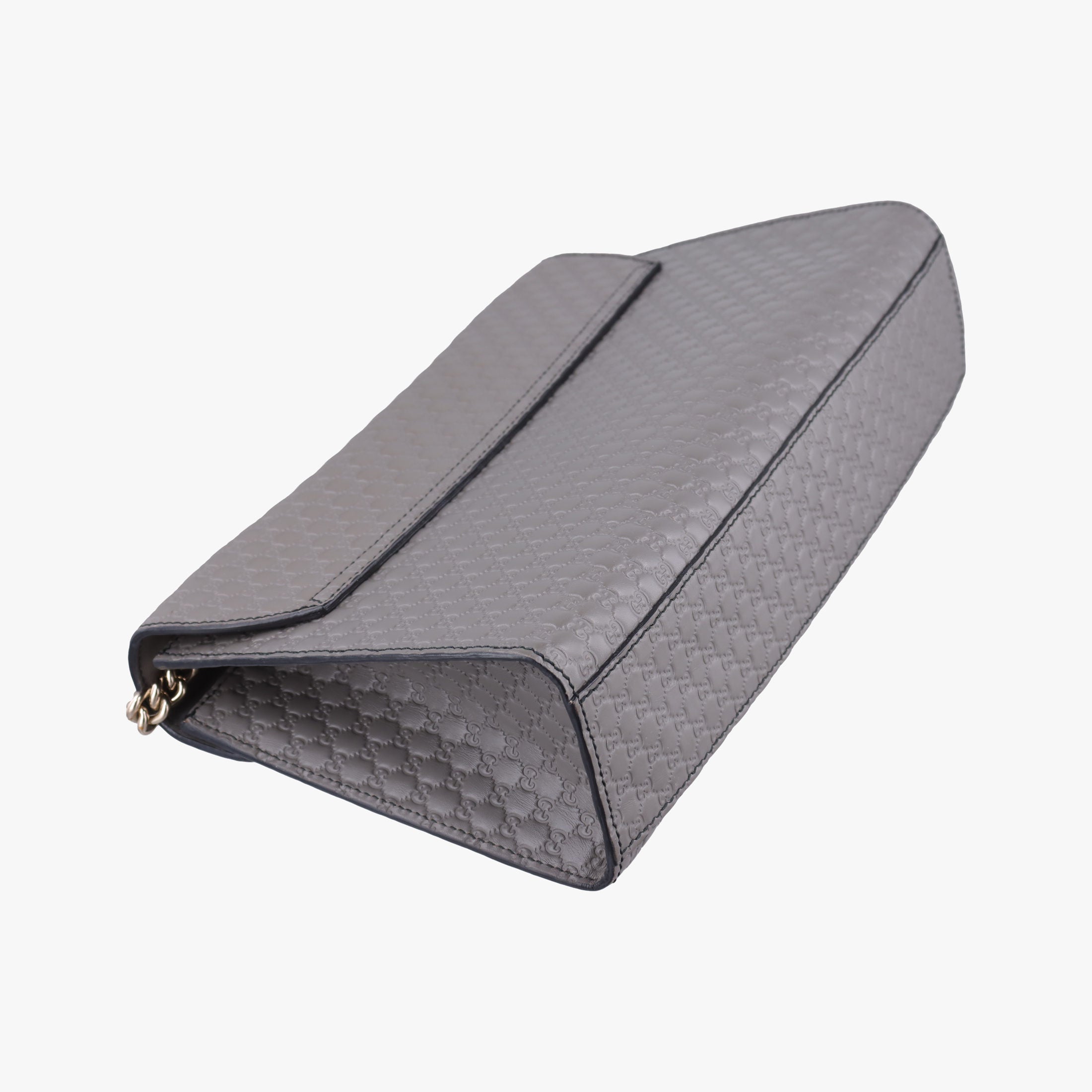 Pre-owned Gucci Emily Grey Leather 449635 shoulderbag | stylenewstar