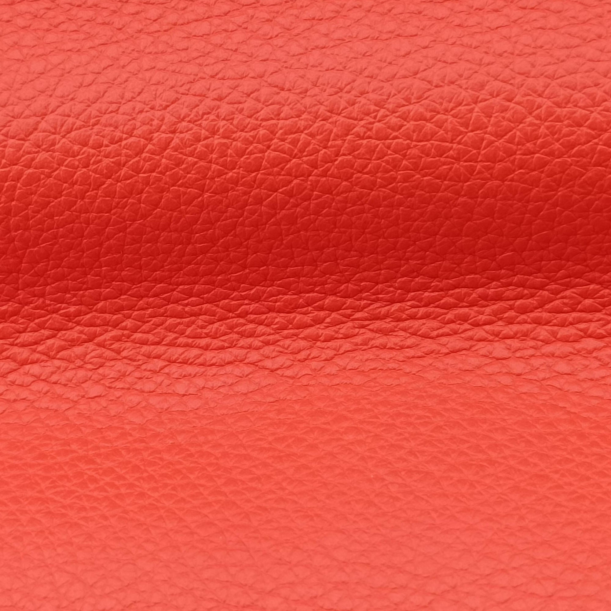 Pre-owned Delvaux Brillon MM Orange leather  shoulderbag | stylenewstar