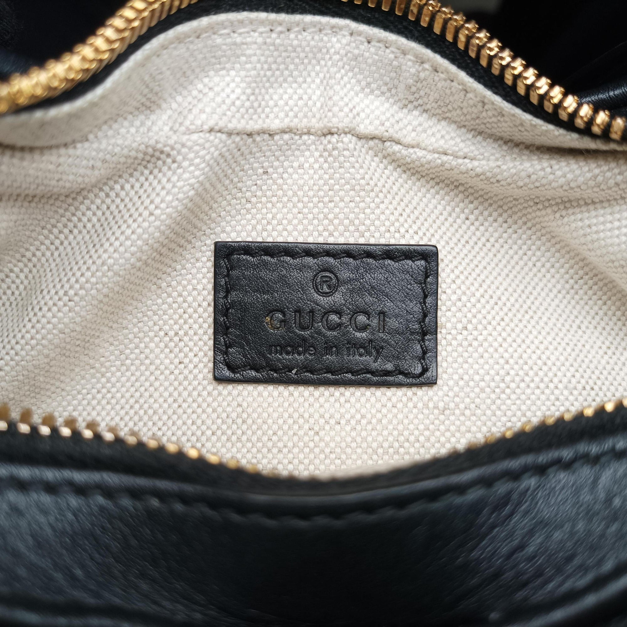Secondhand Gucci ATTACHE Black Leather 699409 shoulderbag | stylenewstar