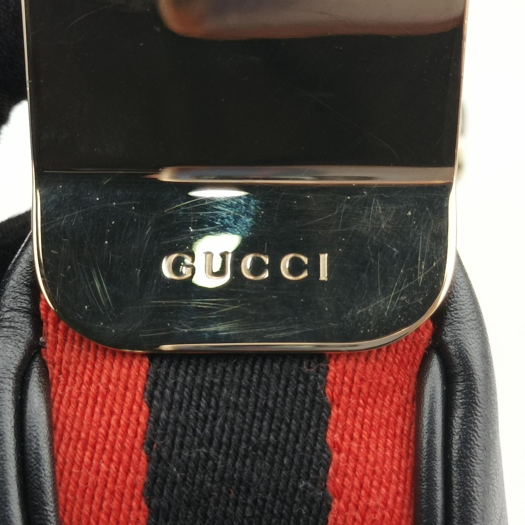 Secondhand Gucci ATTACHE Black Leather 699409 shoulderbag | stylenewstar