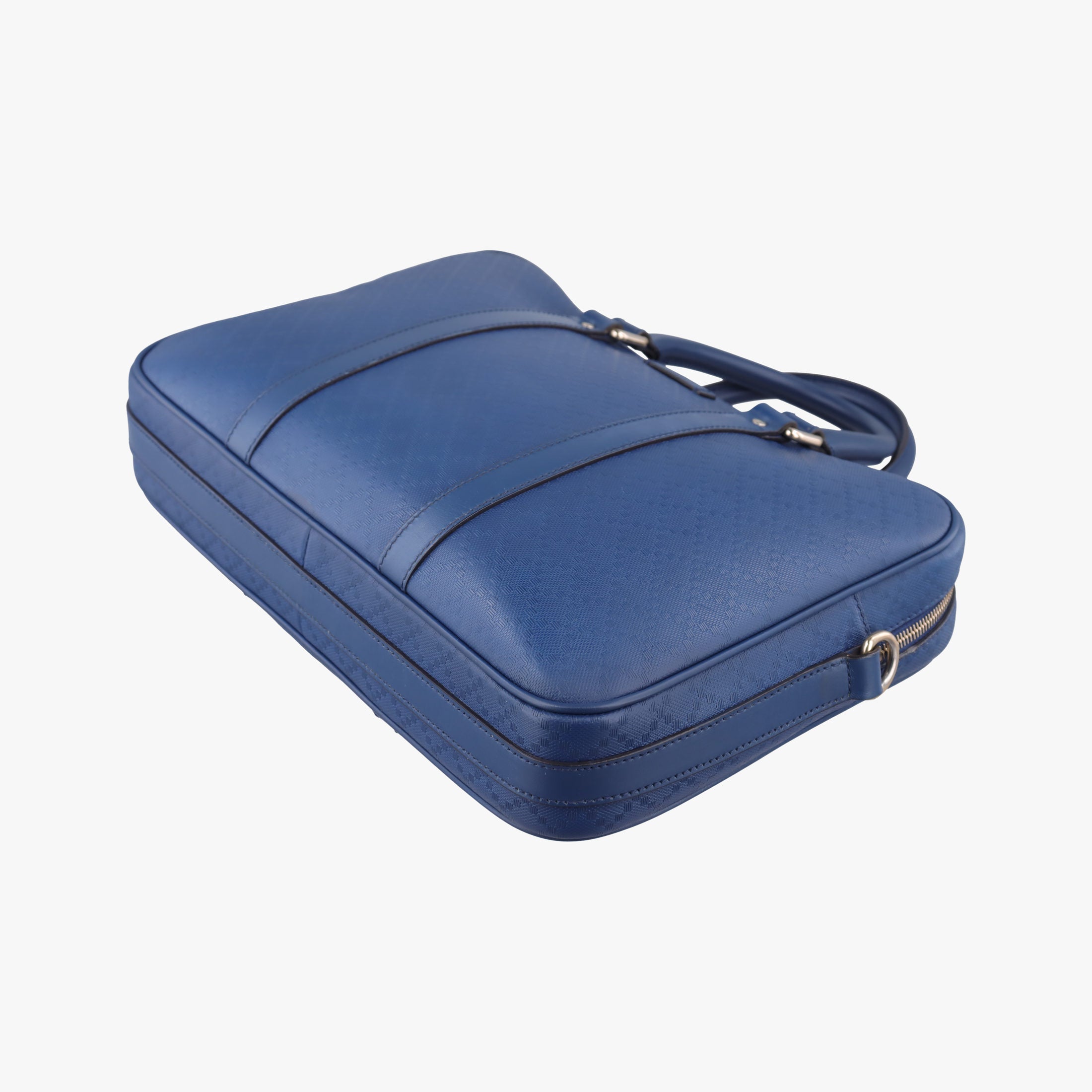 Pre-owned Gucci Diamante Navy Leather 344357 shoulderbag | stylenewstar