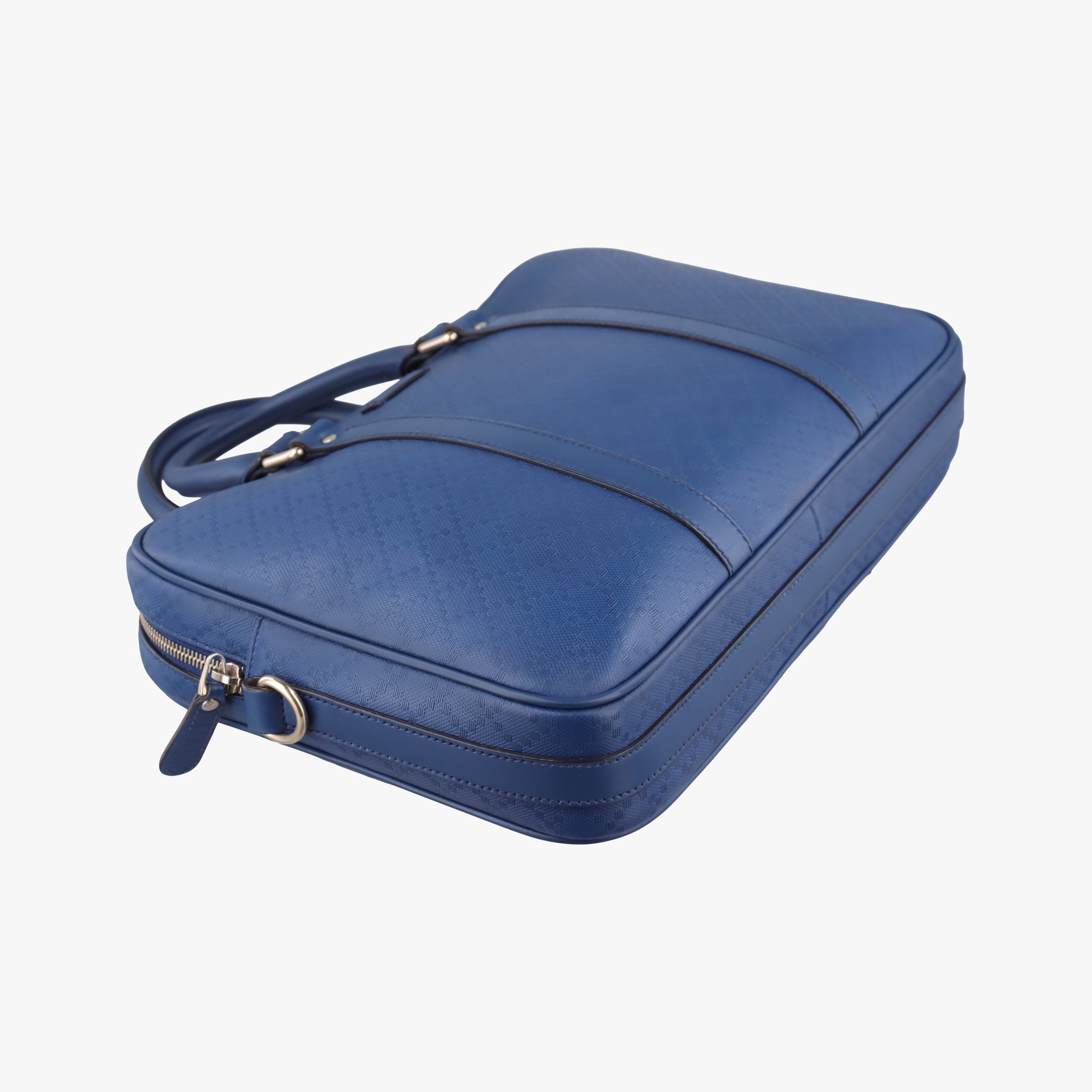 Pre-owned Gucci Diamante Navy Leather 344357 shoulderbag | stylenewstar