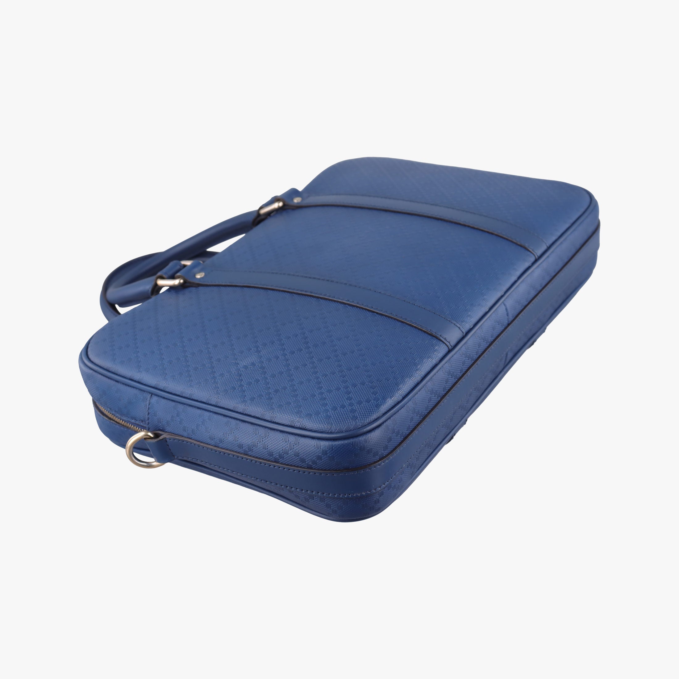Pre-owned Gucci Diamante Navy Leather 344357 shoulderbag | stylenewstar